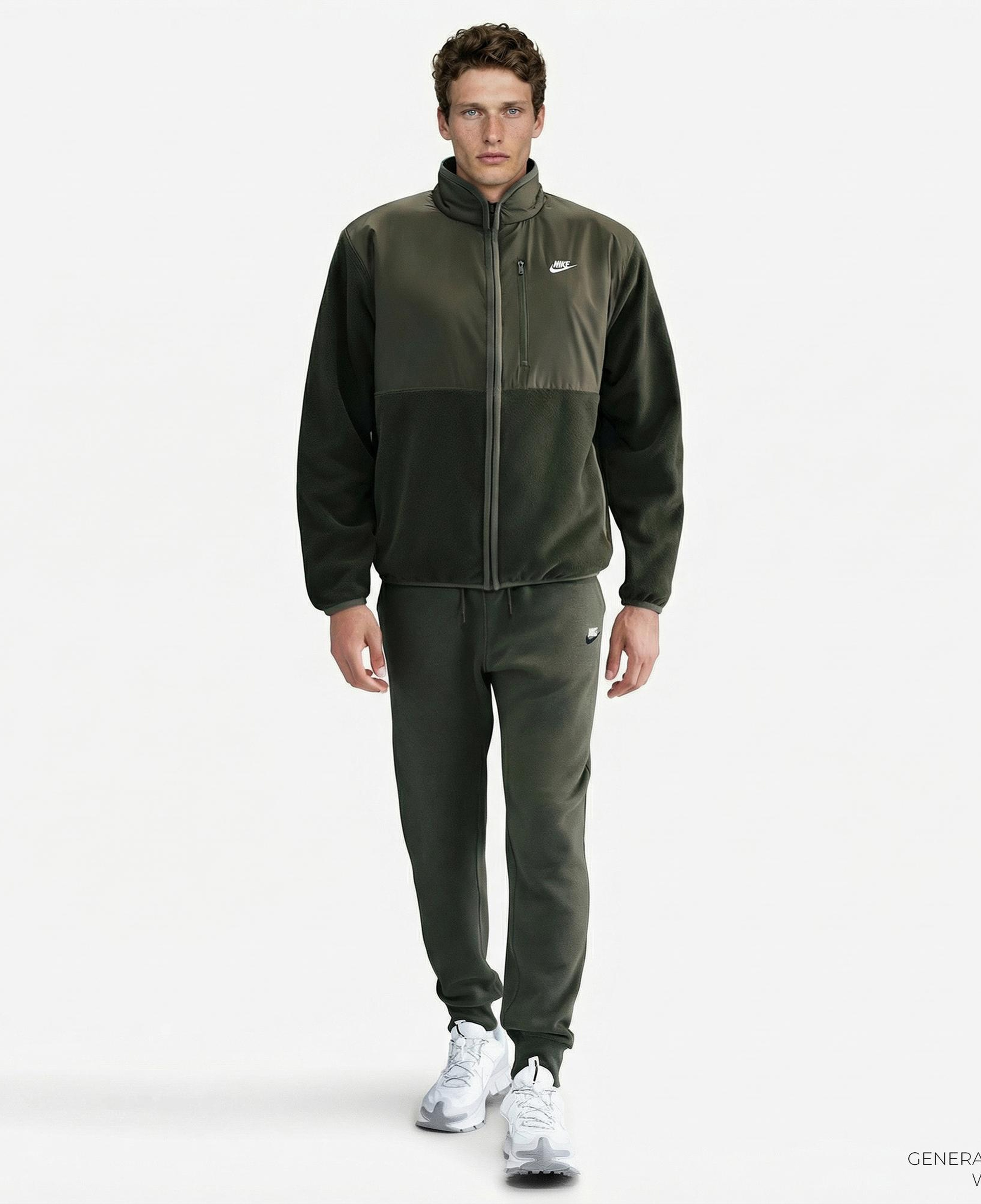 Nike Sportswear Club Winterized Erkek Yeşil Ceket