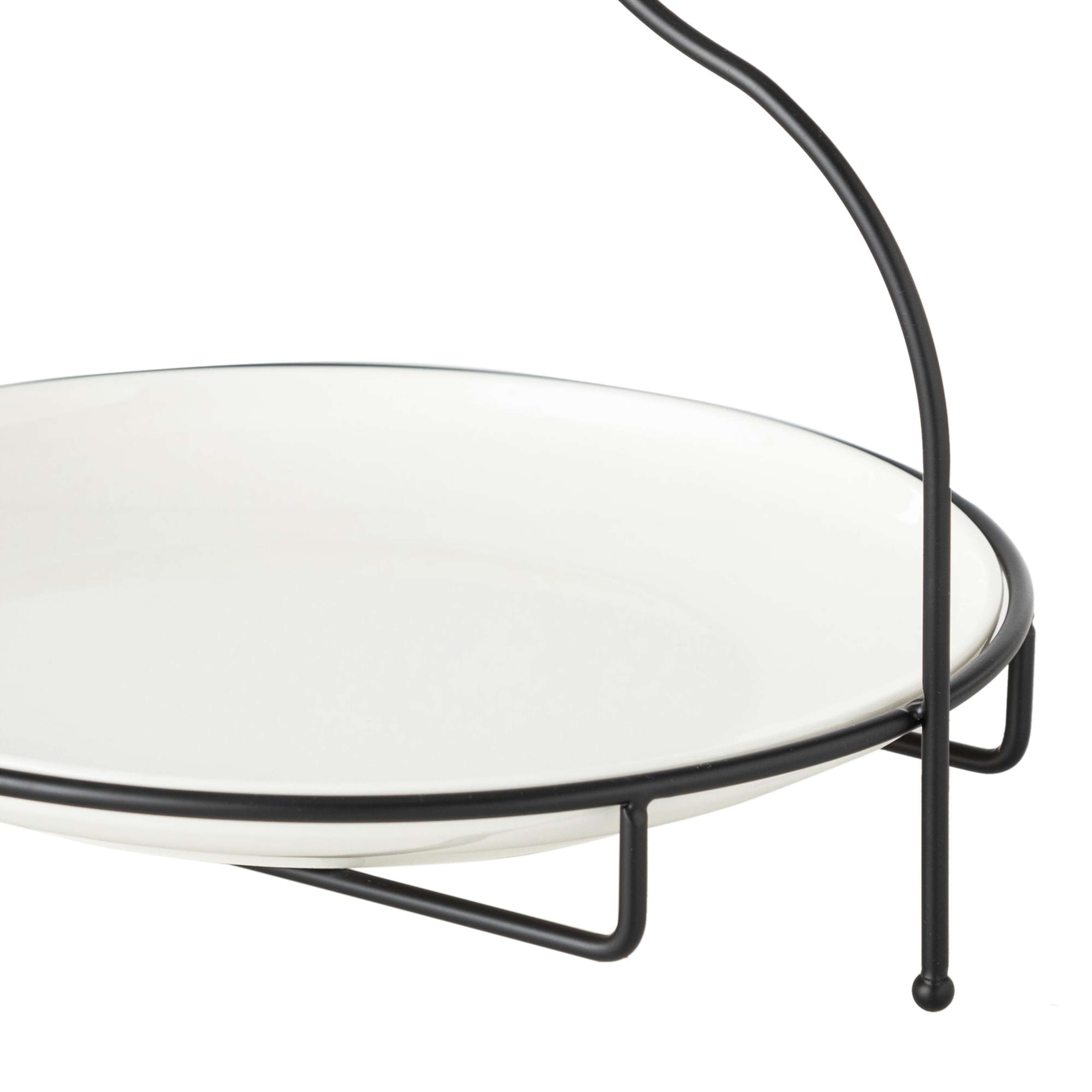 GURME STANDLI SUNUM 28CM - SİYAH