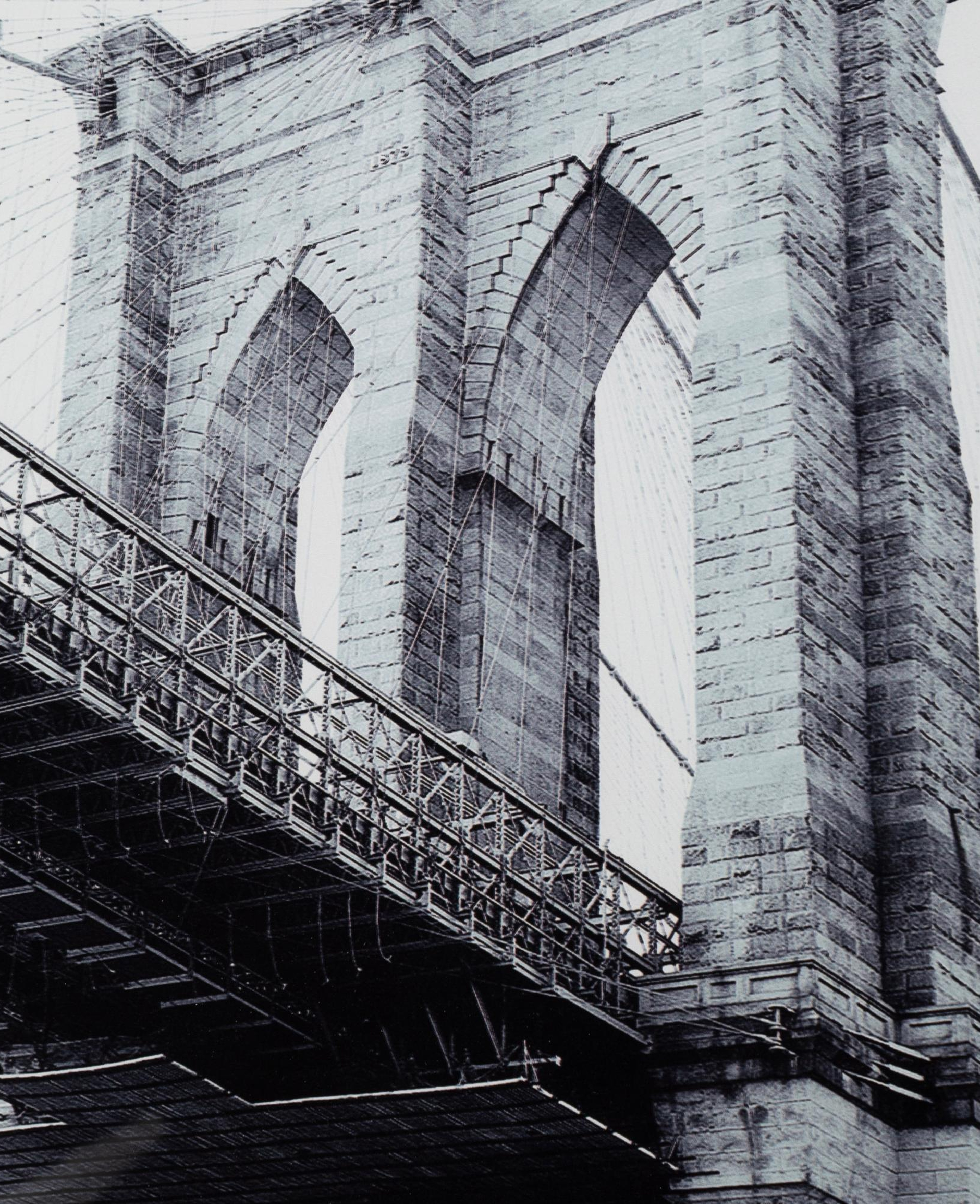 BROOKLYN BRIDGE ÇERÇEVELİ CAM TABLO 60X90CM