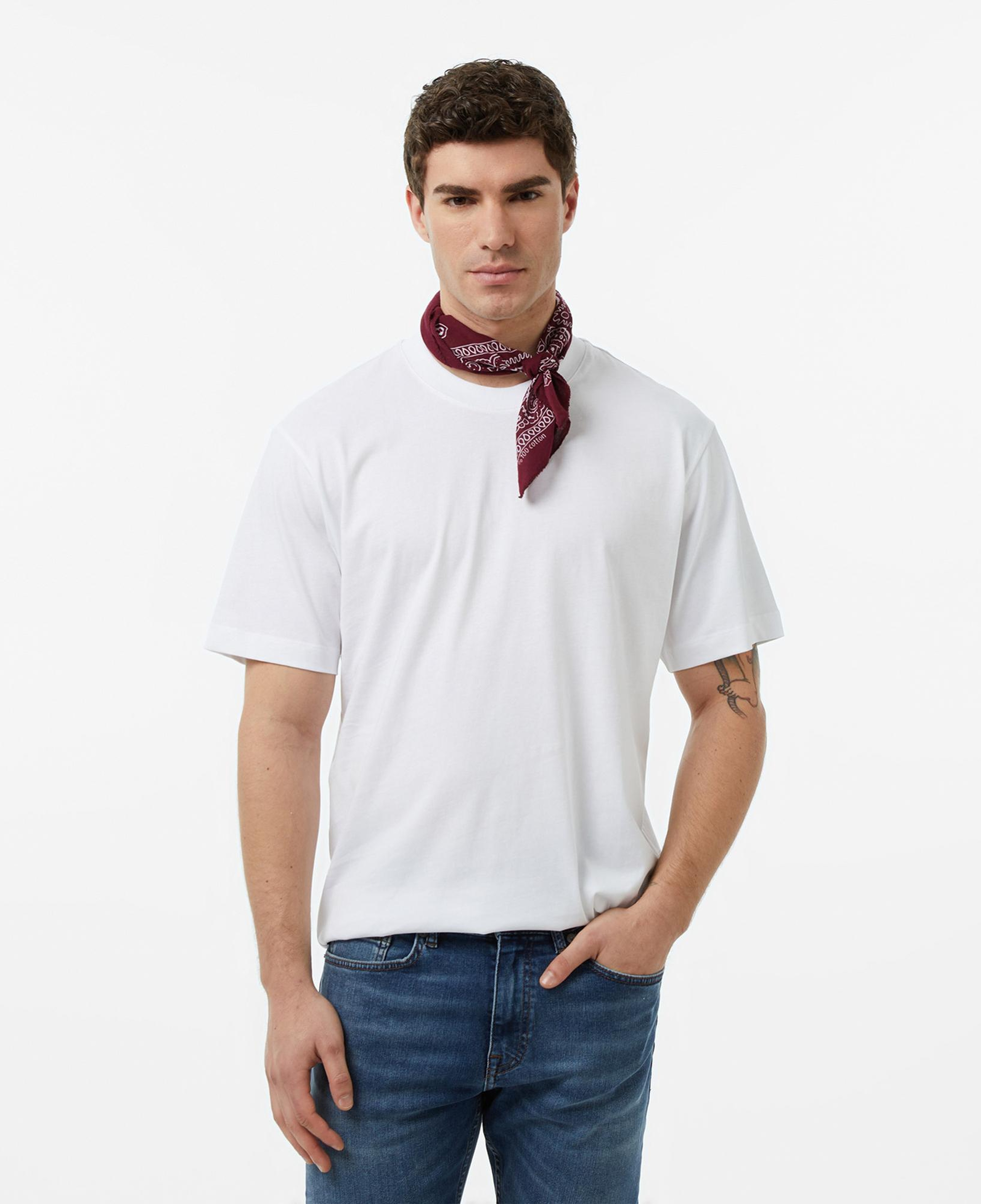 FashFed Basic Unisex Beyaz T-Shirt