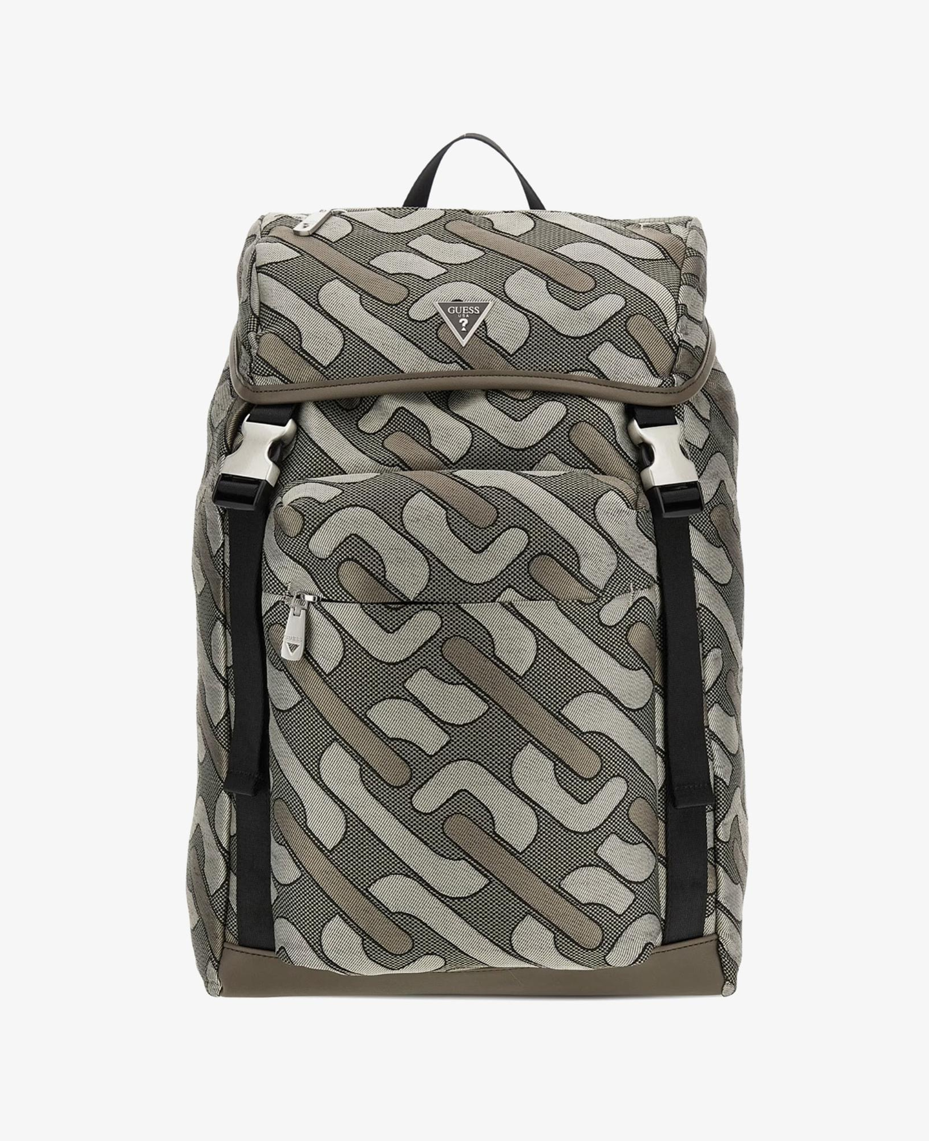 Guess Roma Flap Erkek Yeşil Sırt Çantası