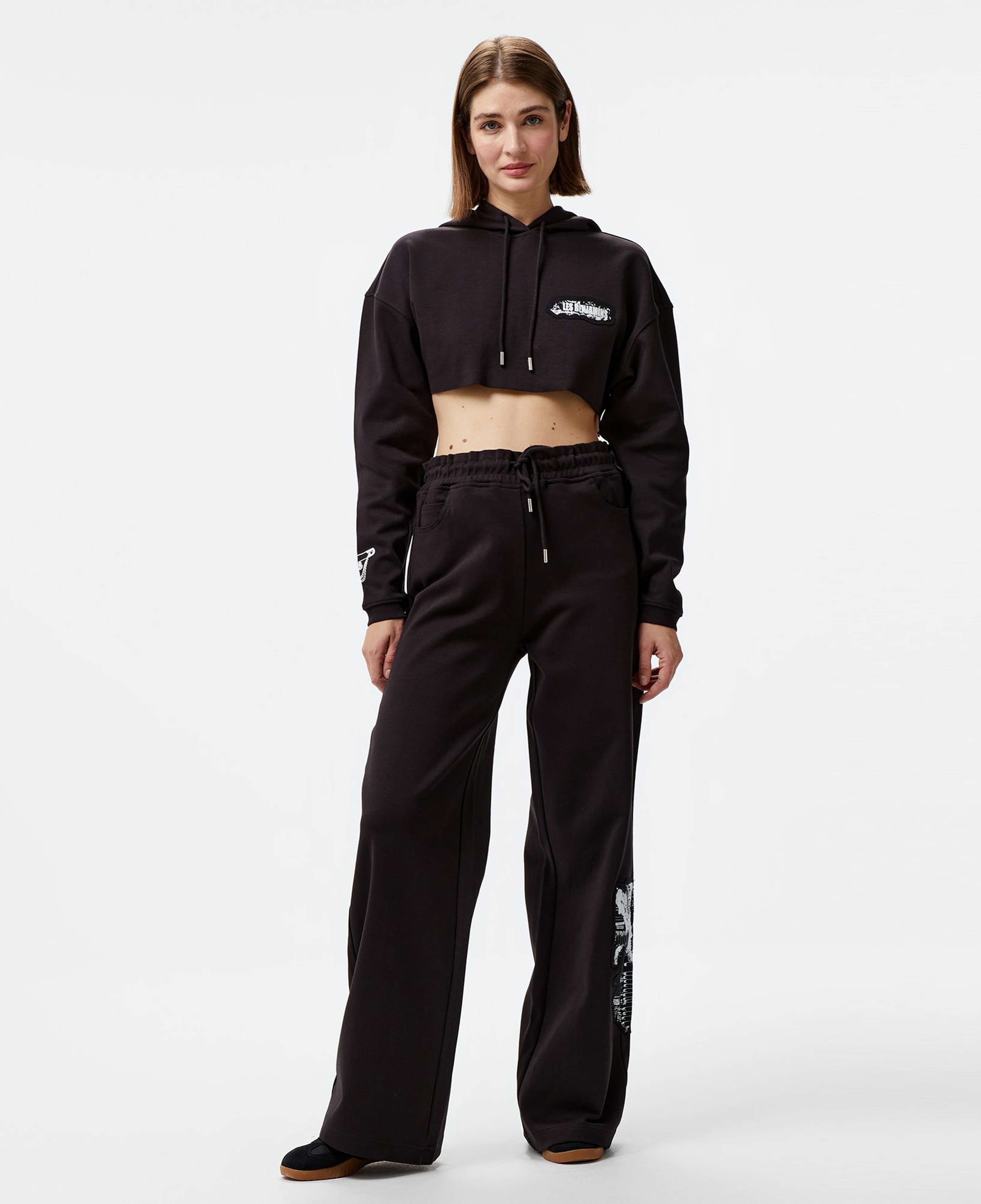 Les Benjamins 012 Kadın Siyah Sweatshirt