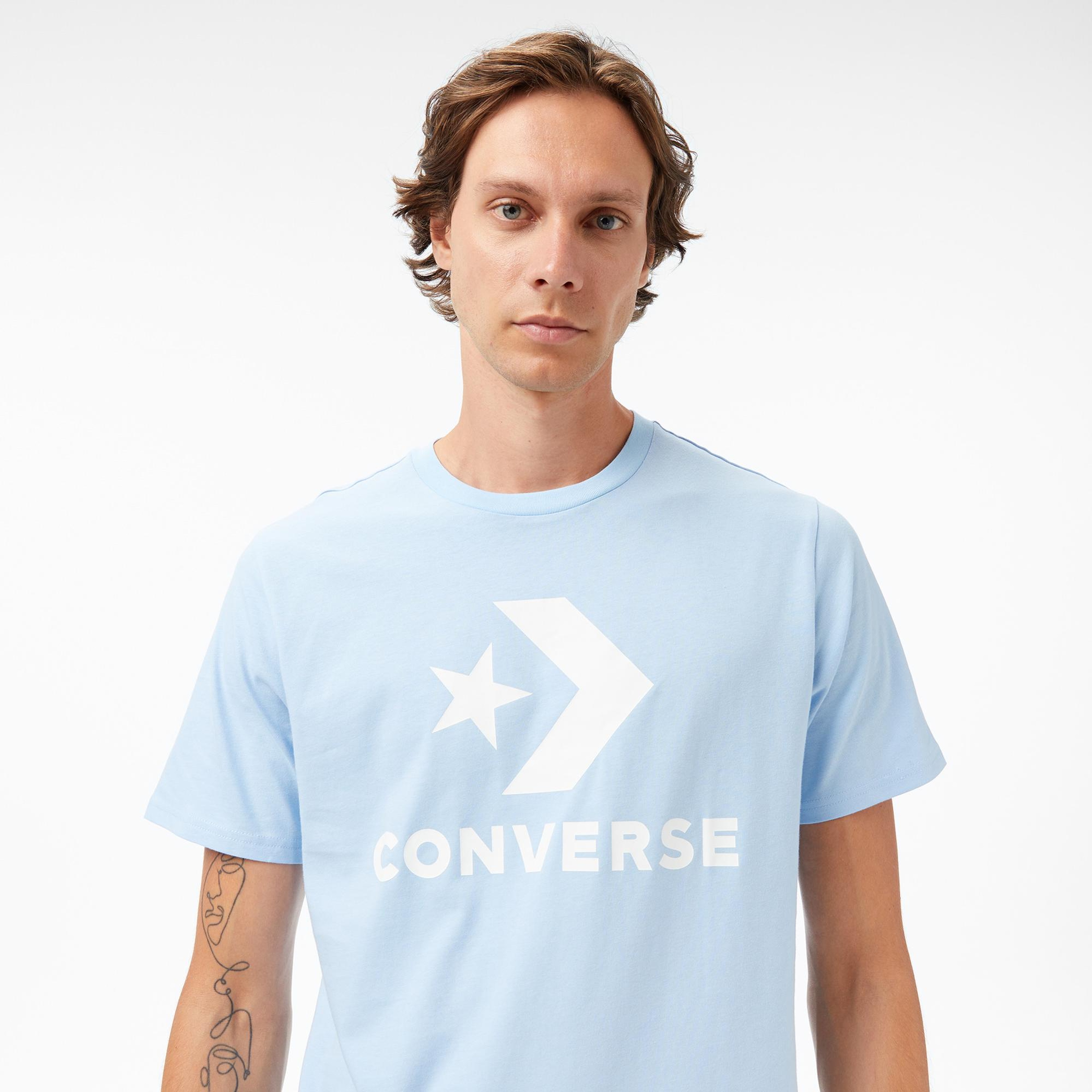 Converse Erkek Mavi T-Shirt