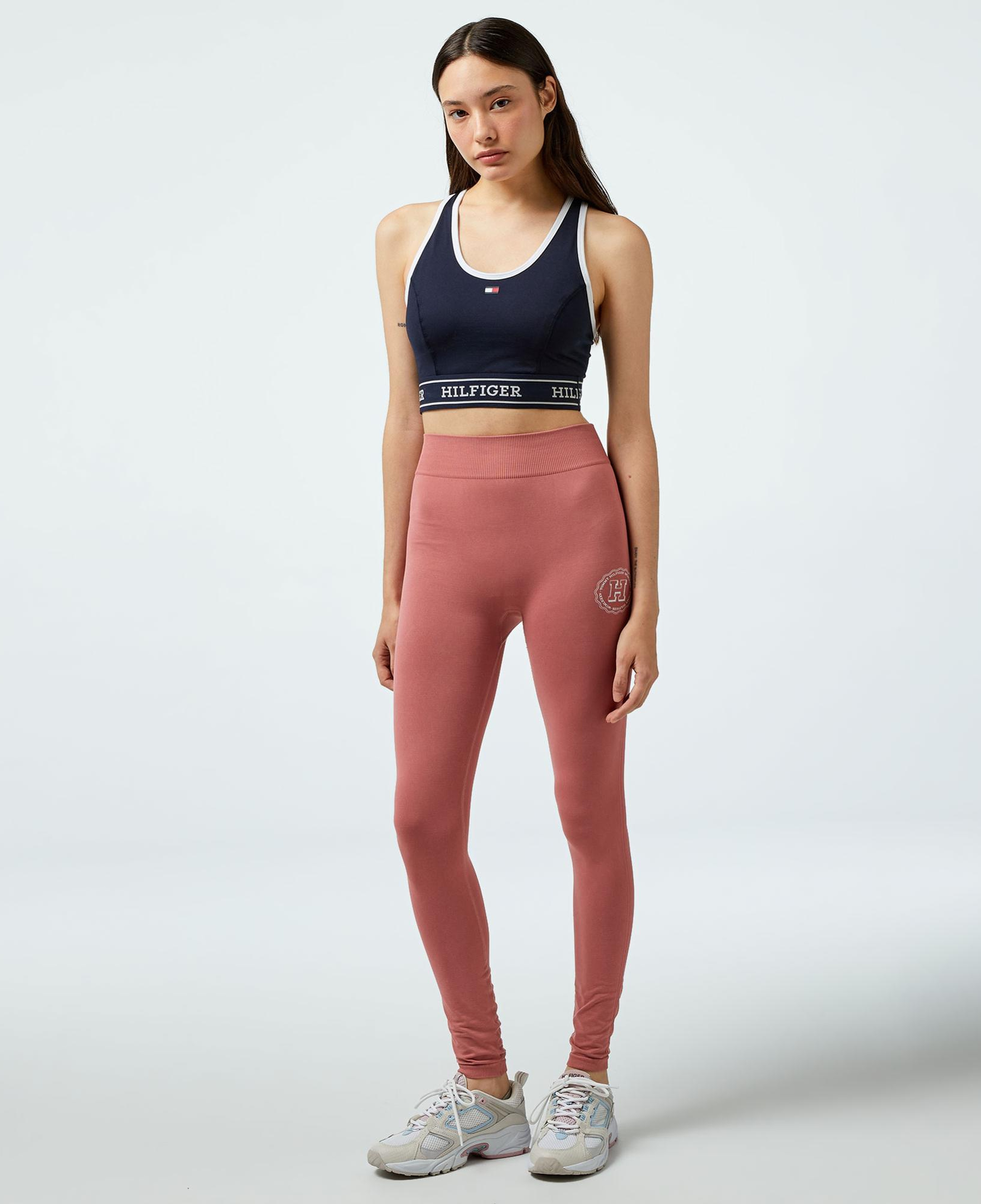 Tommy Hilfiger Monotype Tape Mid Kadın Lacivert Bra