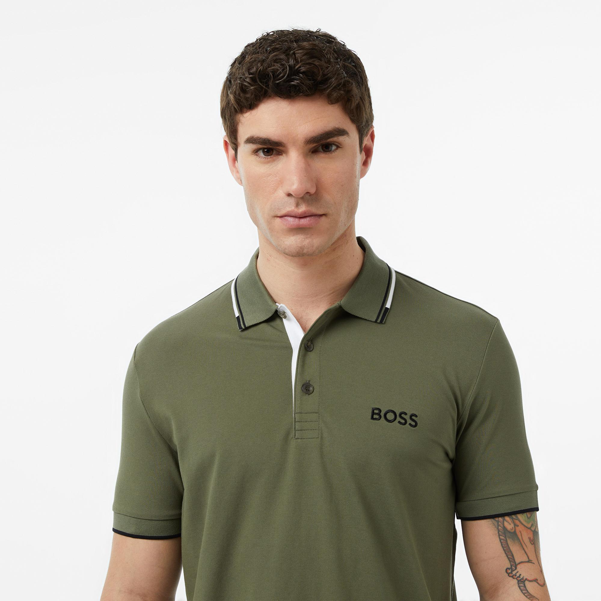 Boss Paddy Pro Erkek Bej Polo