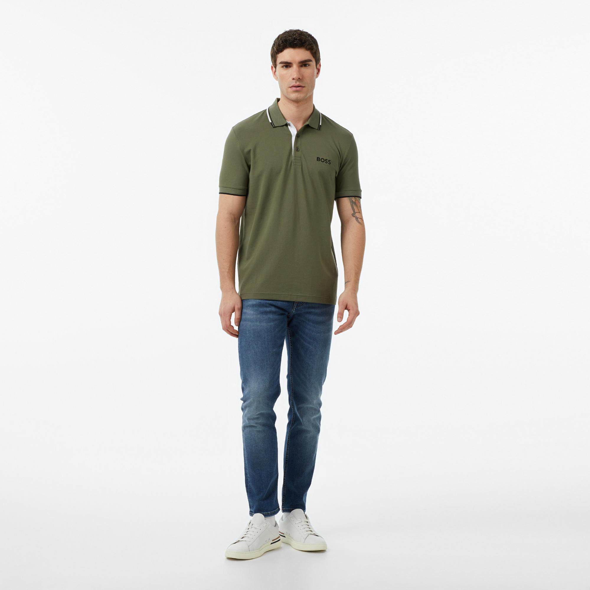 Boss Paddy Pro Erkek Bej Polo