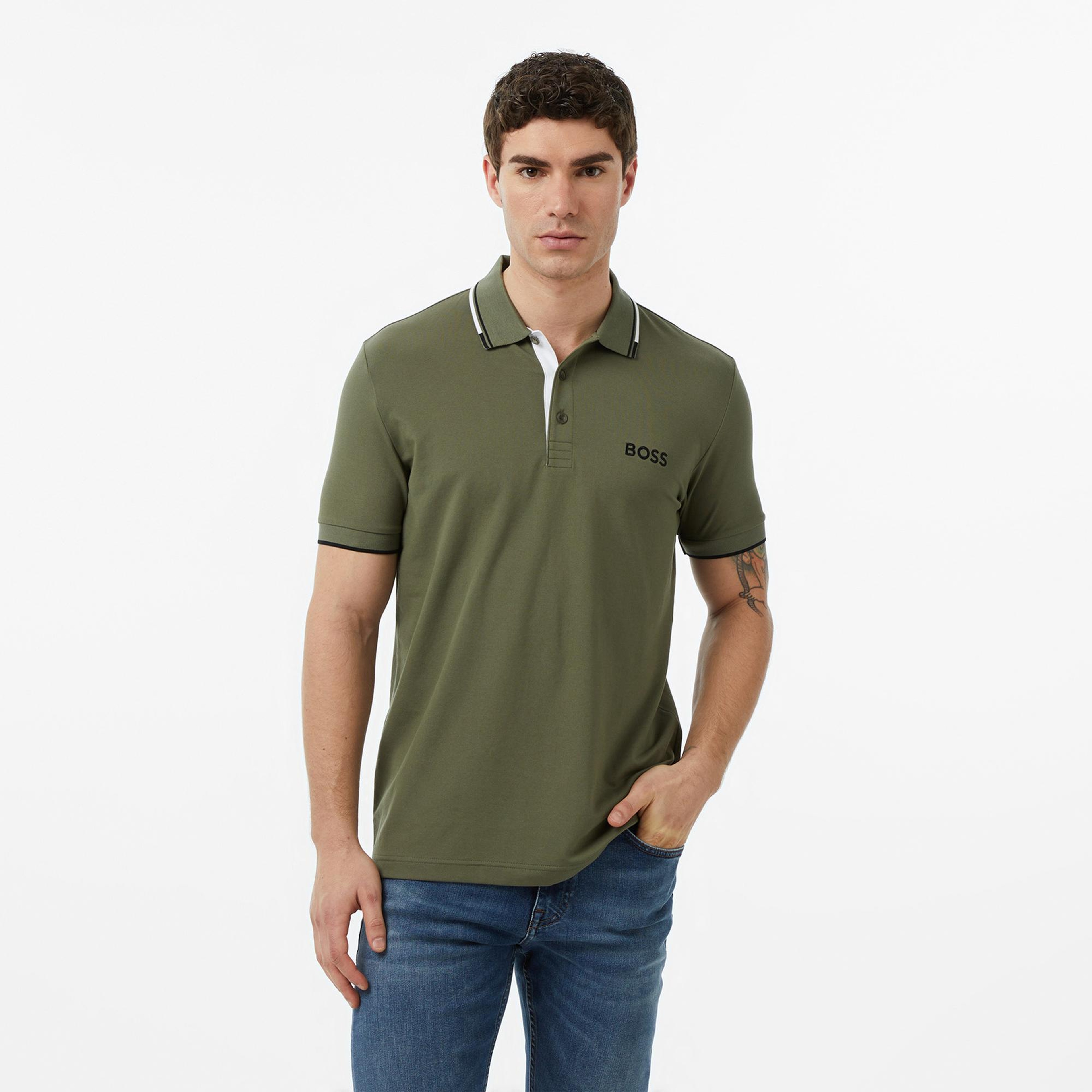 Boss Paddy Pro Erkek Bej Polo