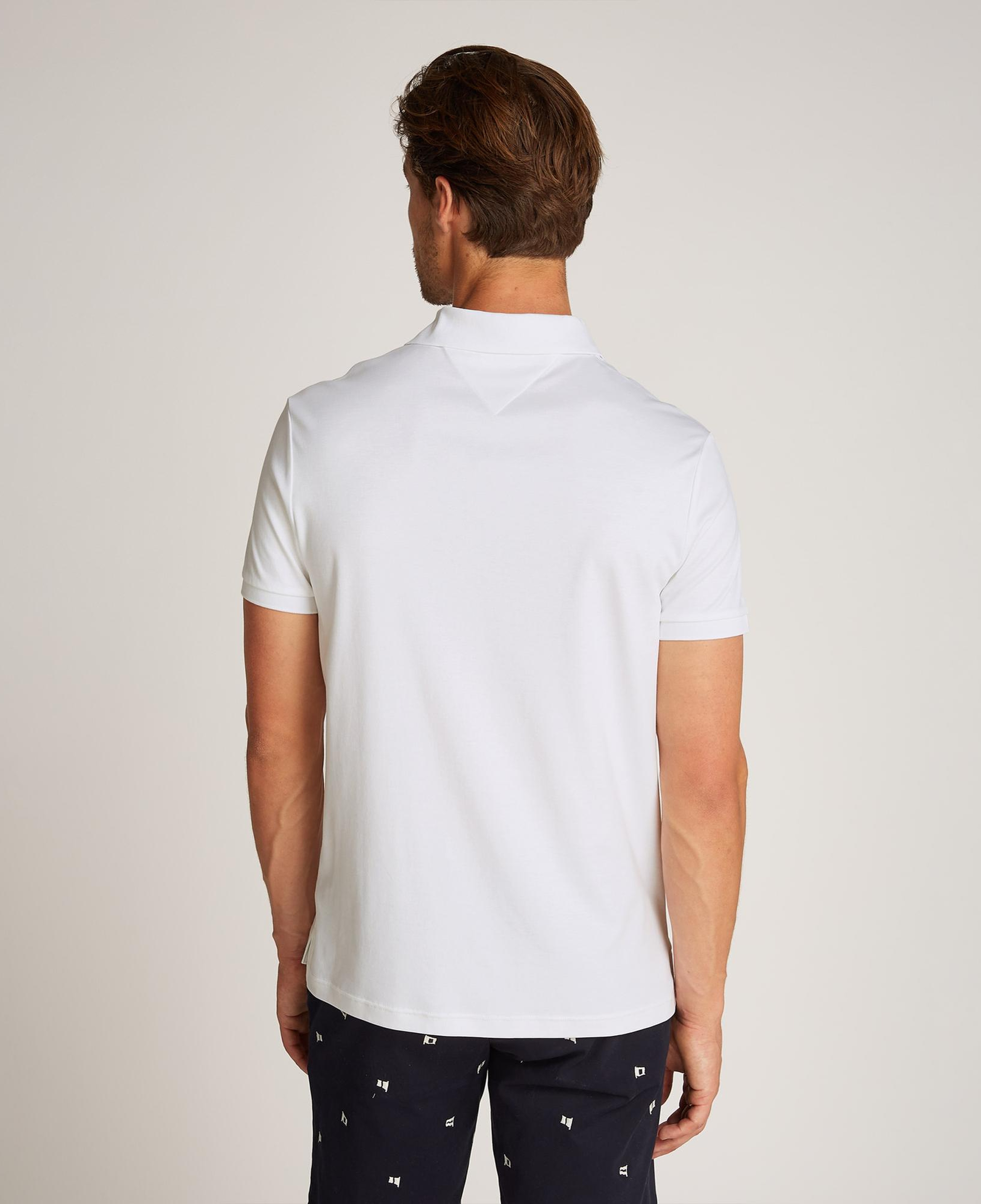 Tommy Hilfiger Liquid Cotton Essential Reg Erkek Beyaz Polo