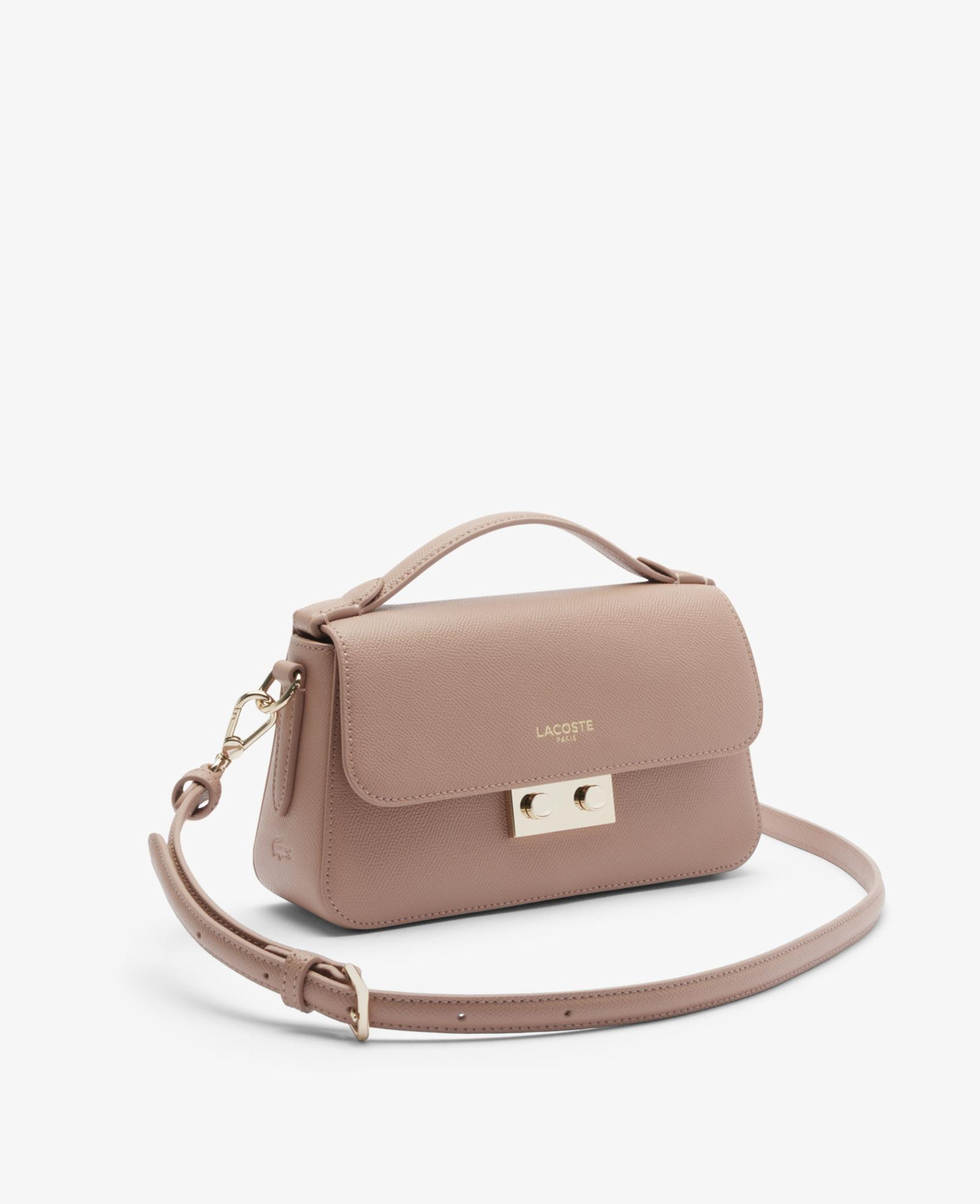 Lacoste Champs-Élysées Kadın Deri Açık Pembe Omuz Çantası