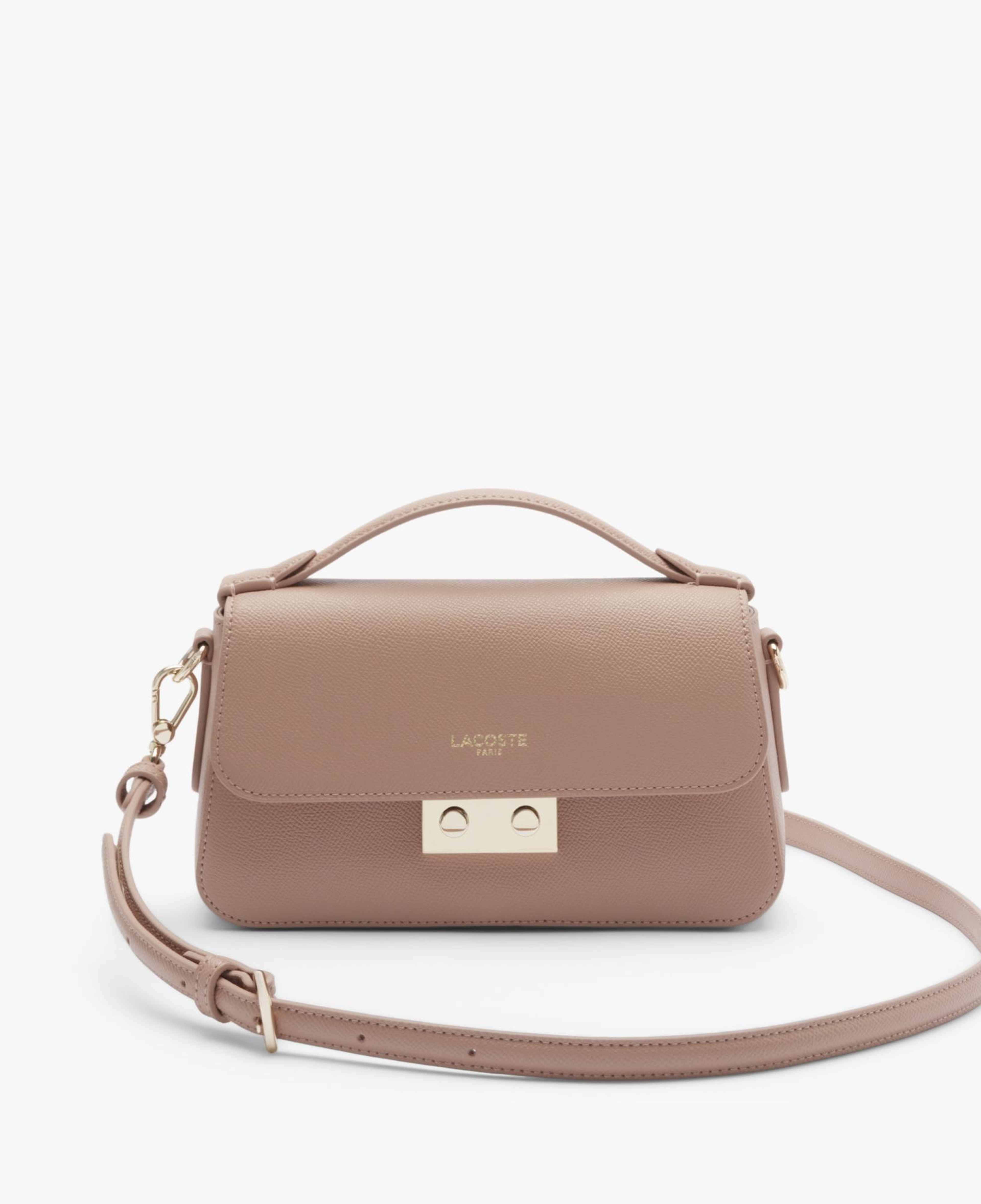 Lacoste Champs-Élysées Kadın Deri Açık Pembe Omuz Çantası