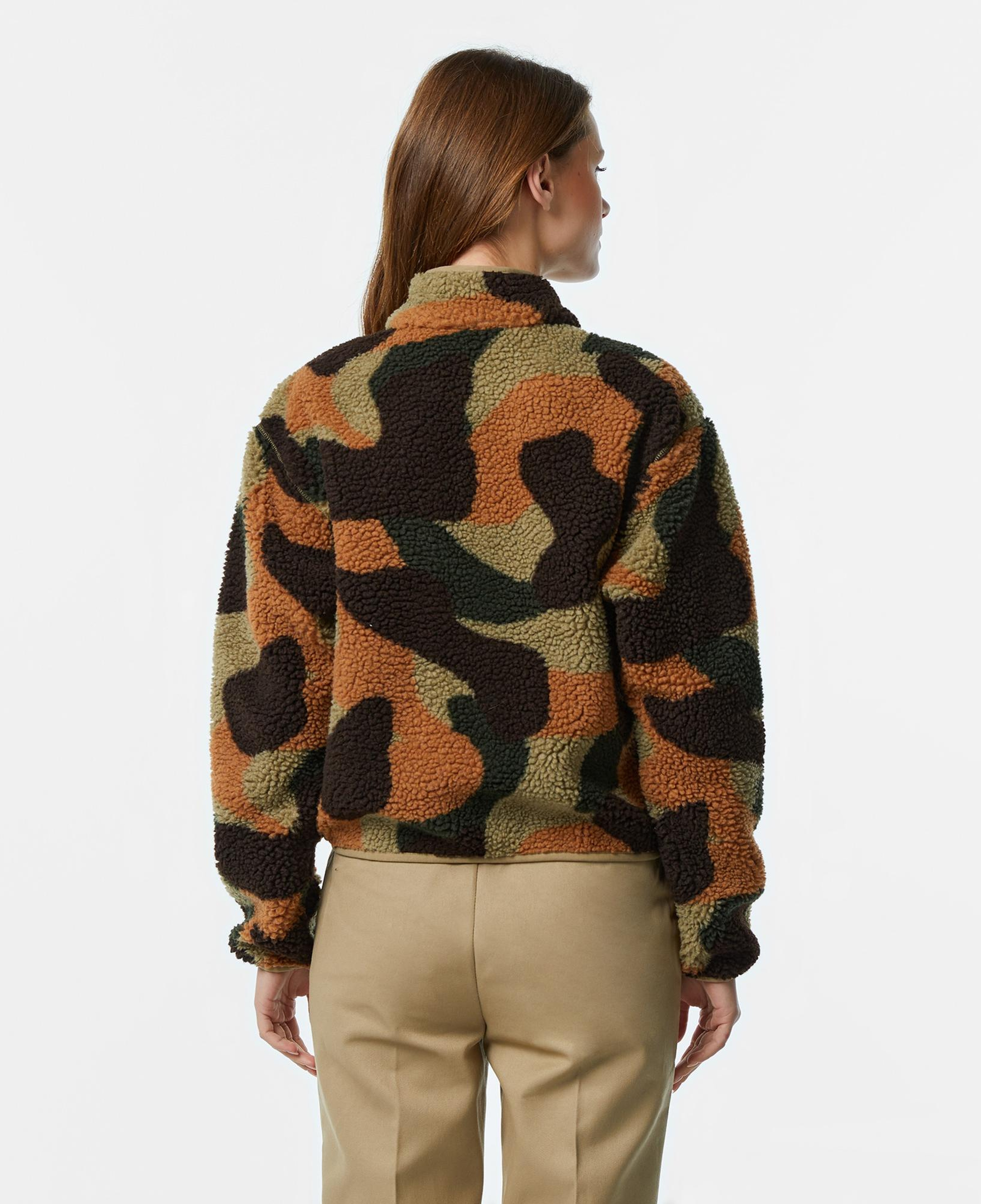 Dickies Mount Hope Camo Kadın Yeşil Sweatshirt