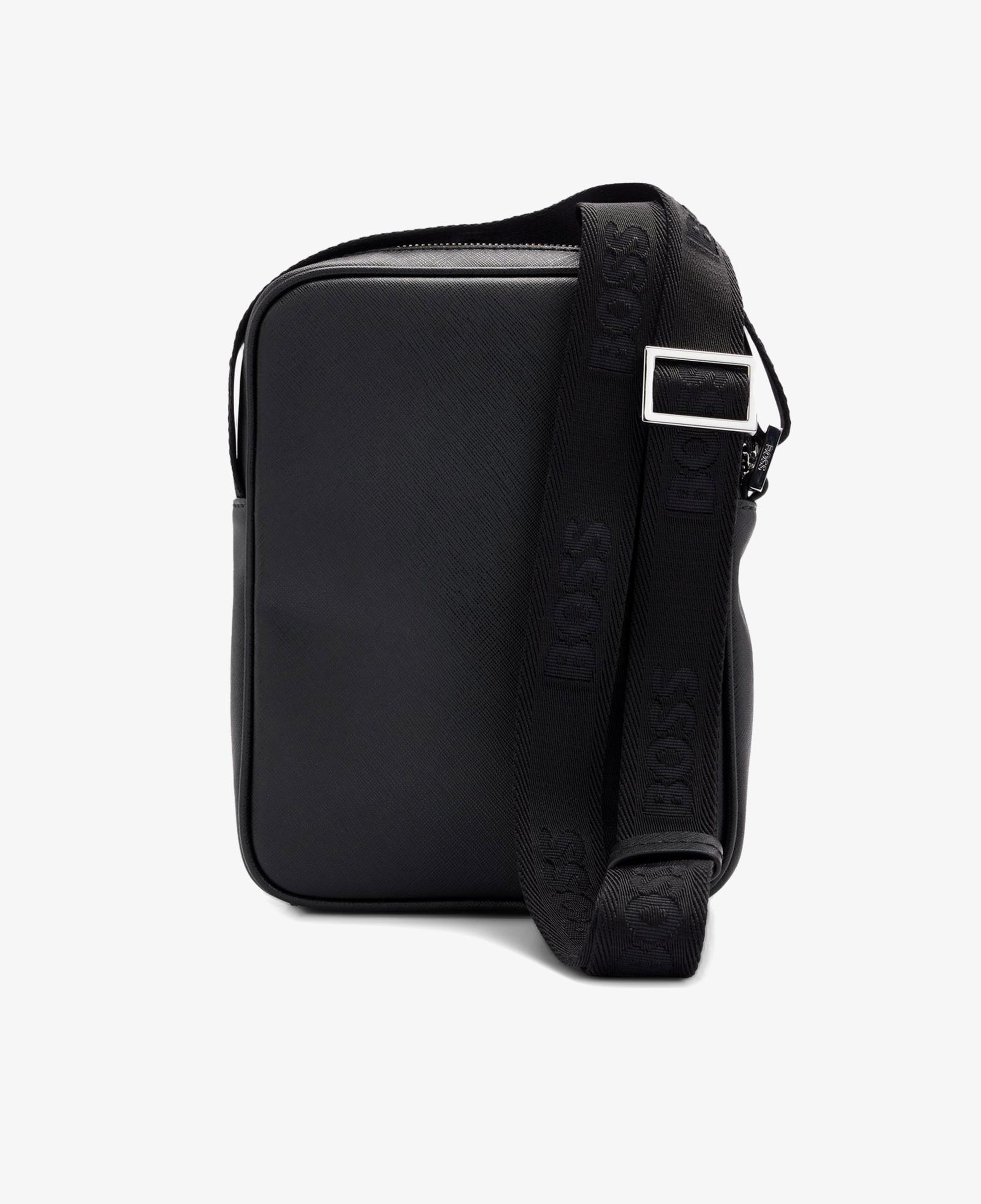 Boss Zair Zip Erkek Siyah Omuz Çantası