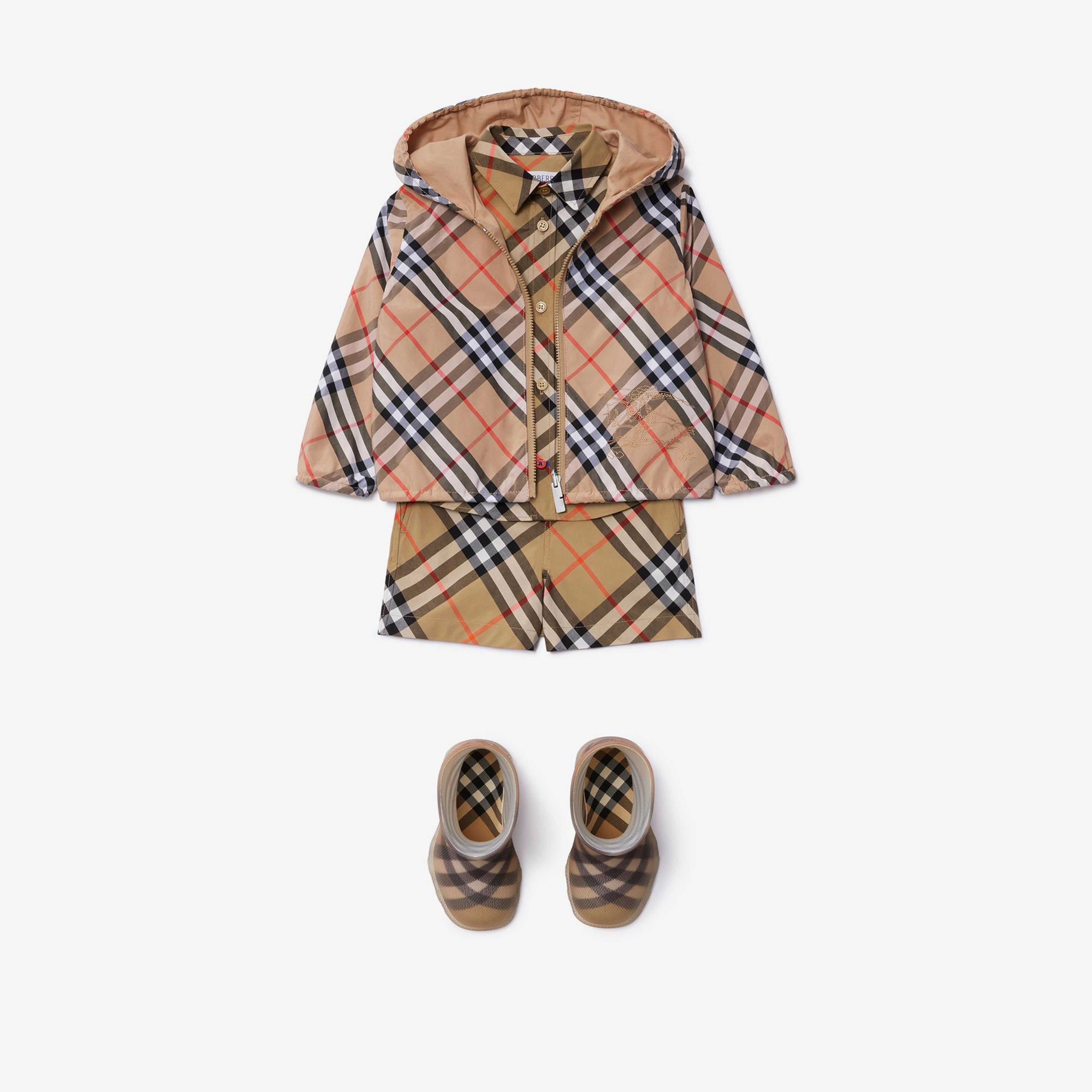 Burberry Check Pamuk Çocuk Bej Şort