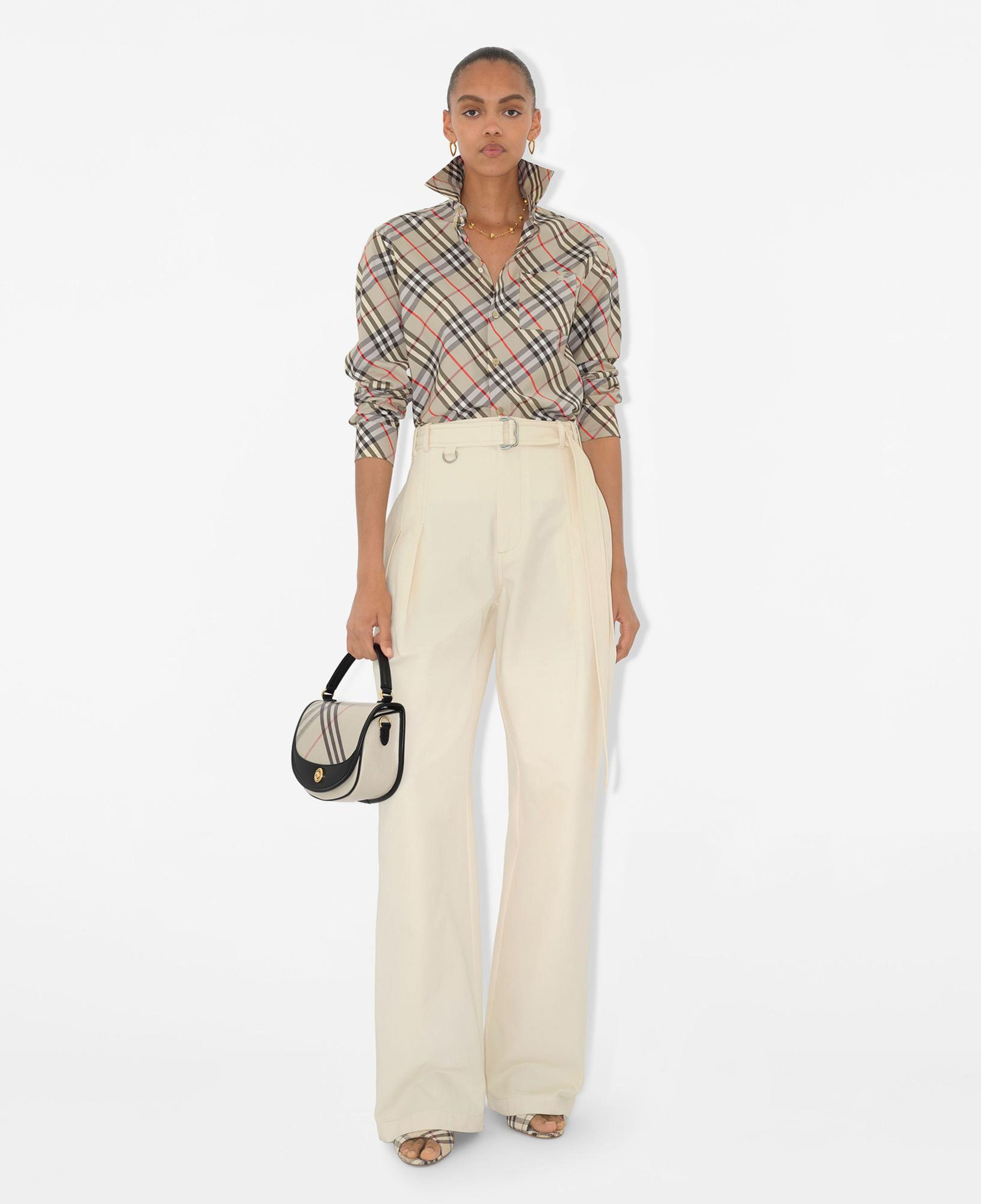 Burberry Kadın Krem Gömlek