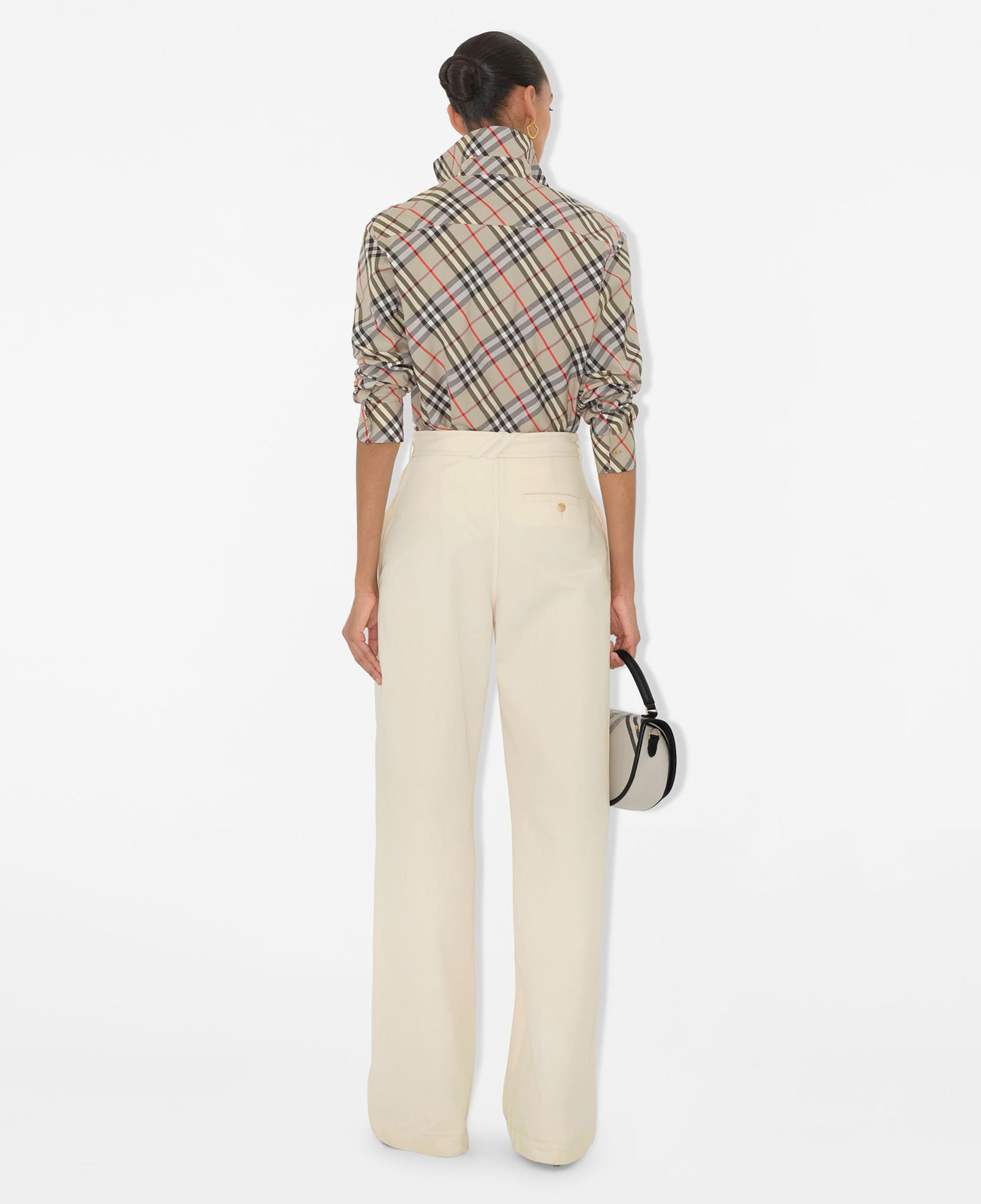 Burberry Kadın Krem Gömlek