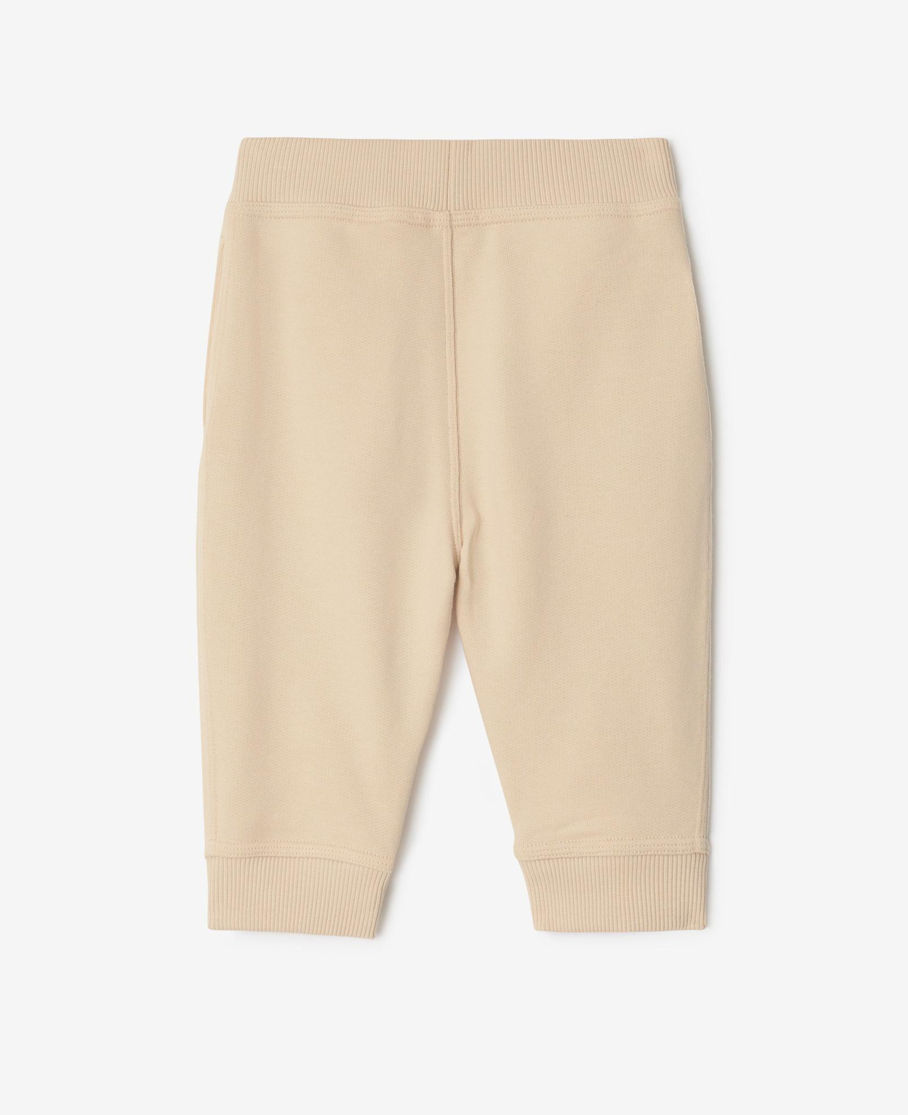 Burberry Jackson Label Cotton Jogging Çocuk Krem Eşofman Altı