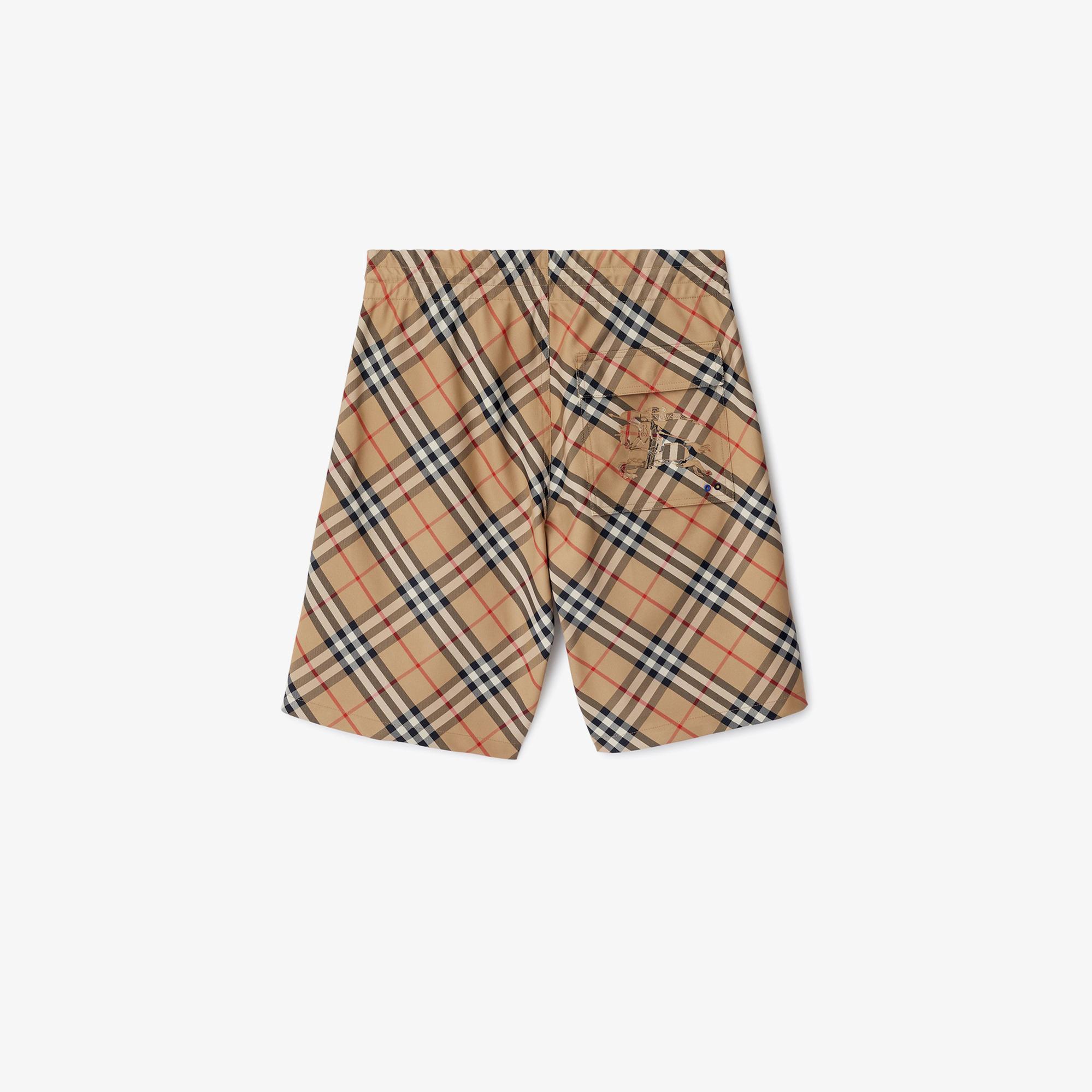 Burberry Check Erkek Bej Şort