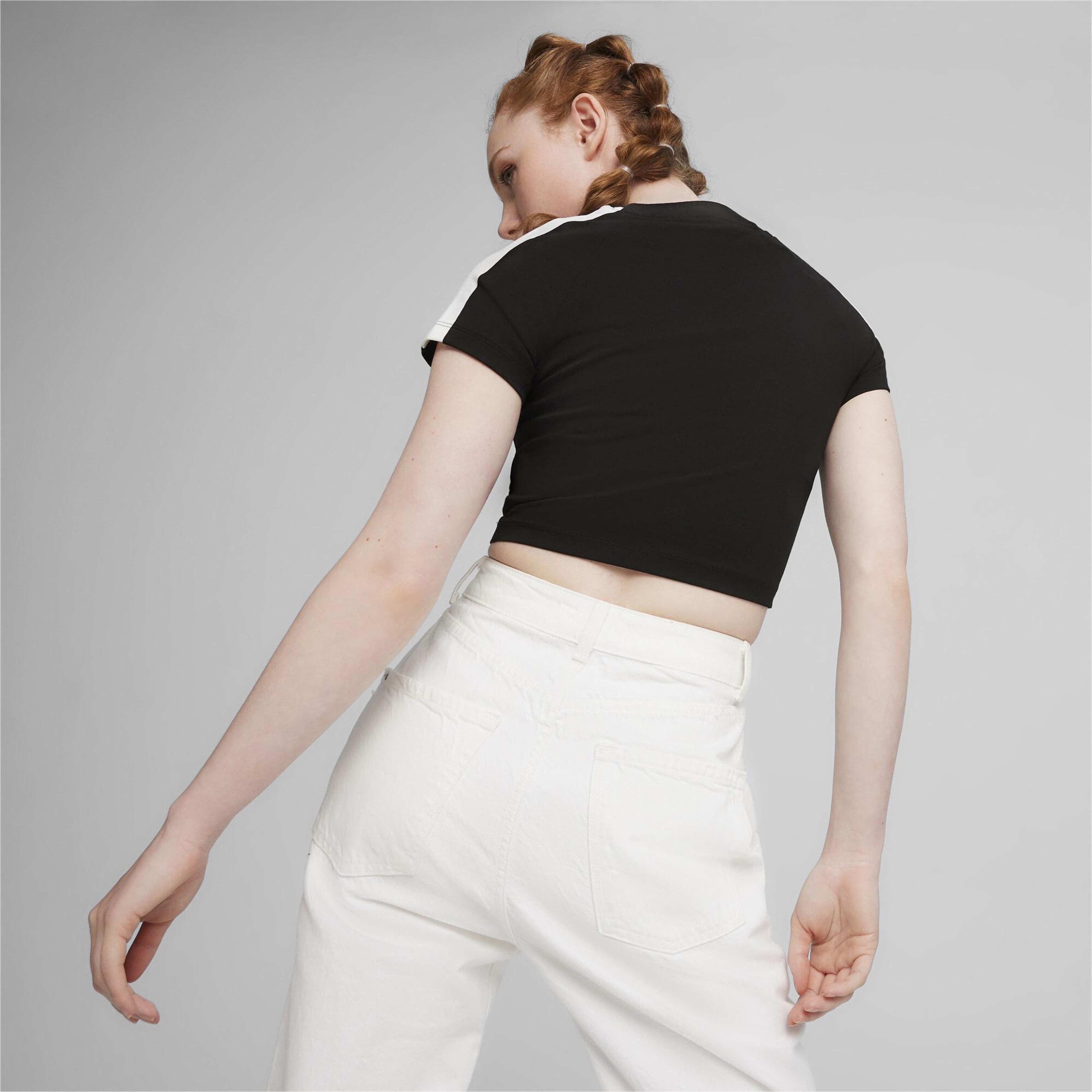 Puma Iconic T7 Baby Kadın Siyah T-Shirt