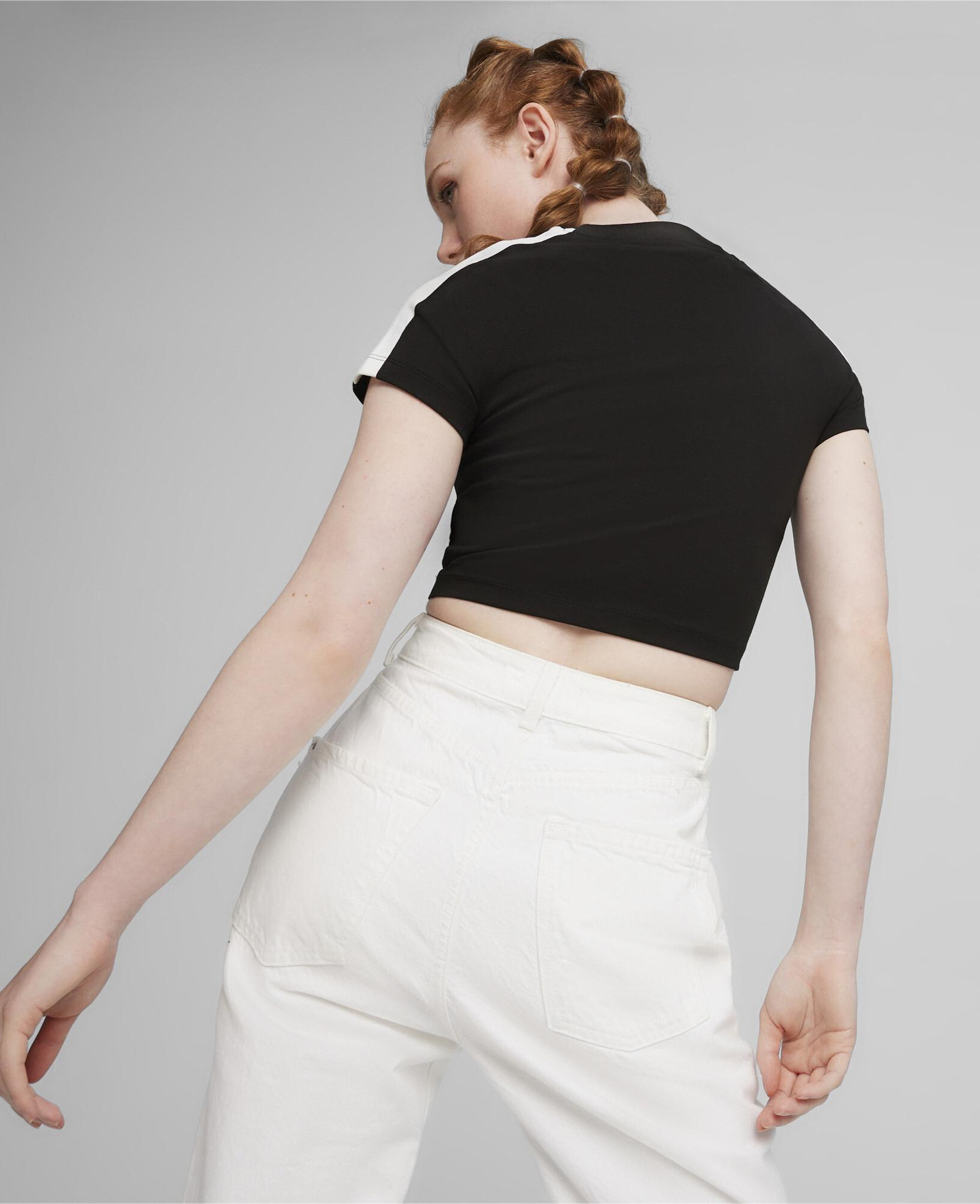 Puma Iconic T7 Baby Kadın Siyah T-Shirt