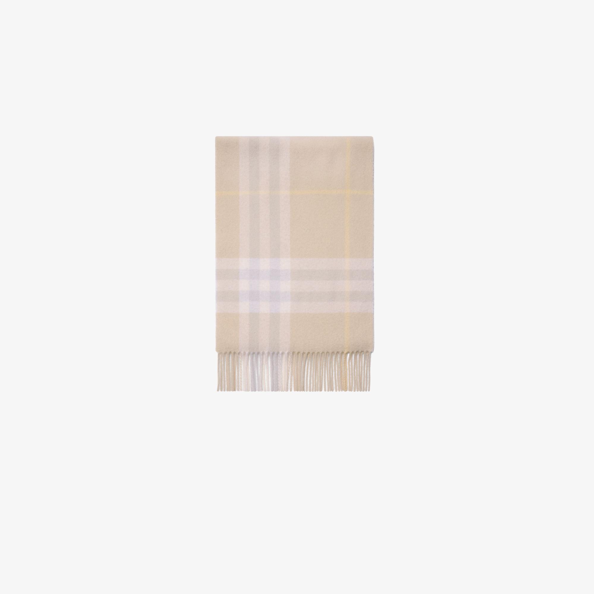 Burberry Giant Check Cashmere Kadın Gri Atkı