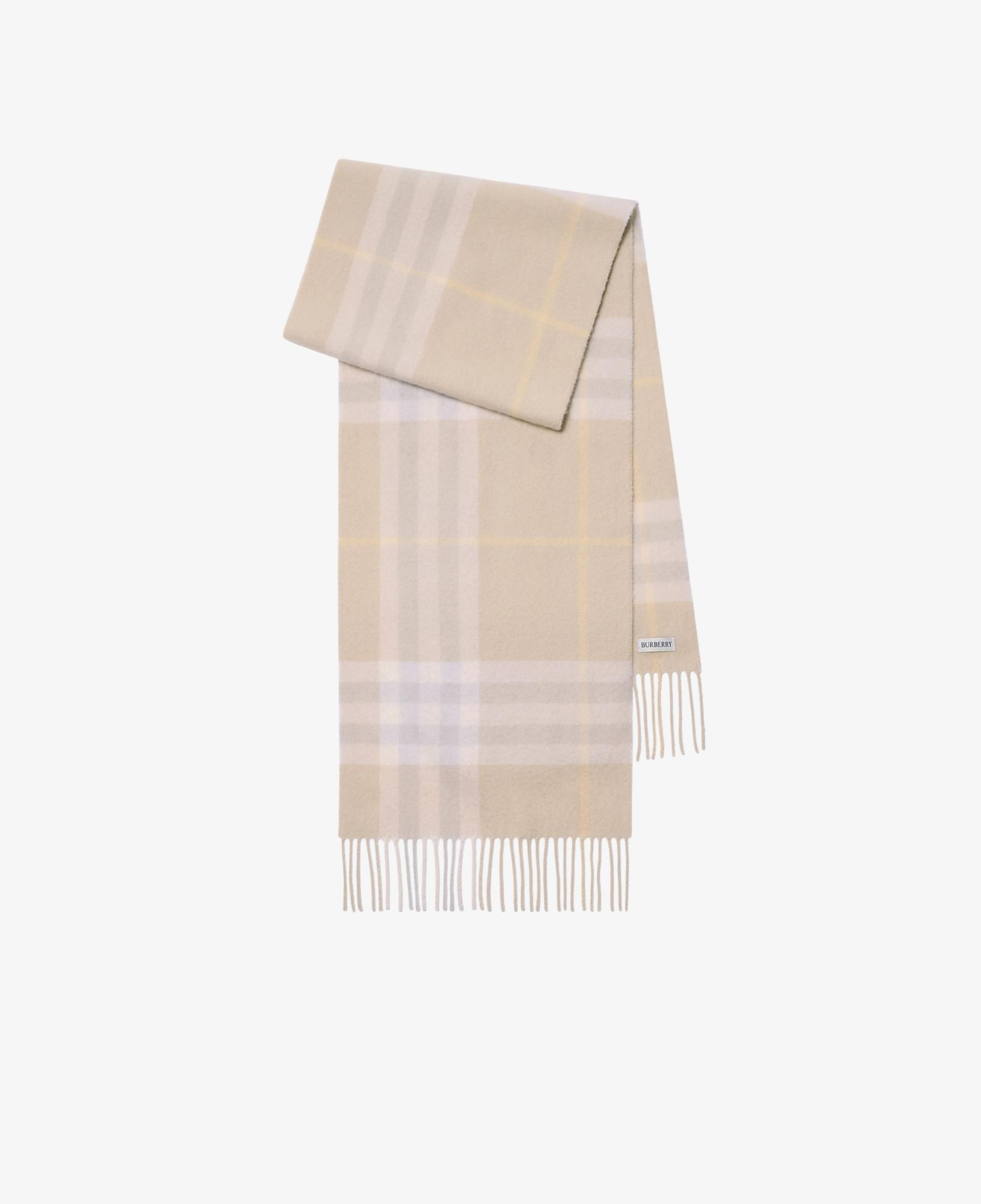 Burberry Giant Check Cashmere Kadın Gri Atkı