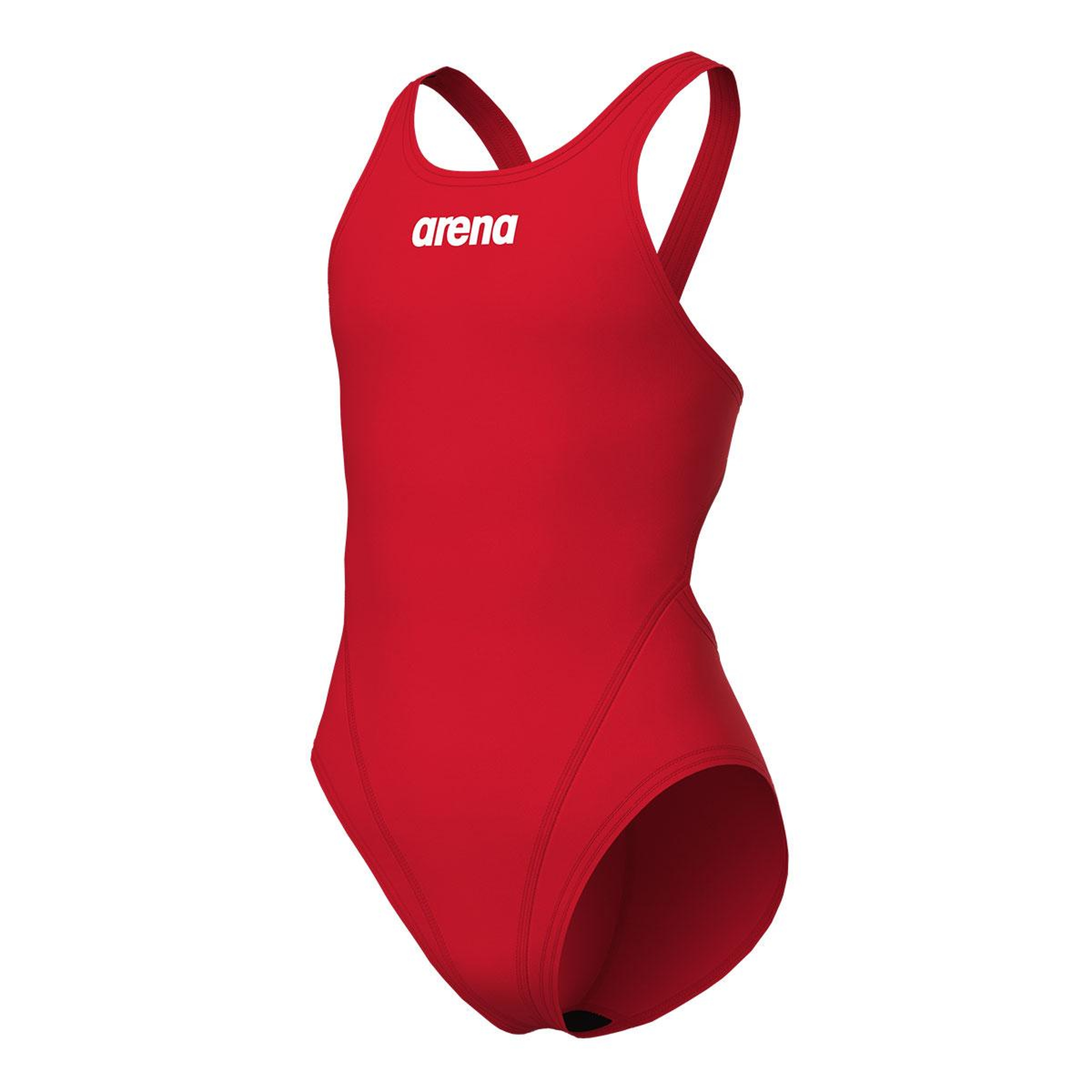 Team Swimsuit Swim Tech Solid Çocuk Kırmızı Yüzücü Mayosu 004764450