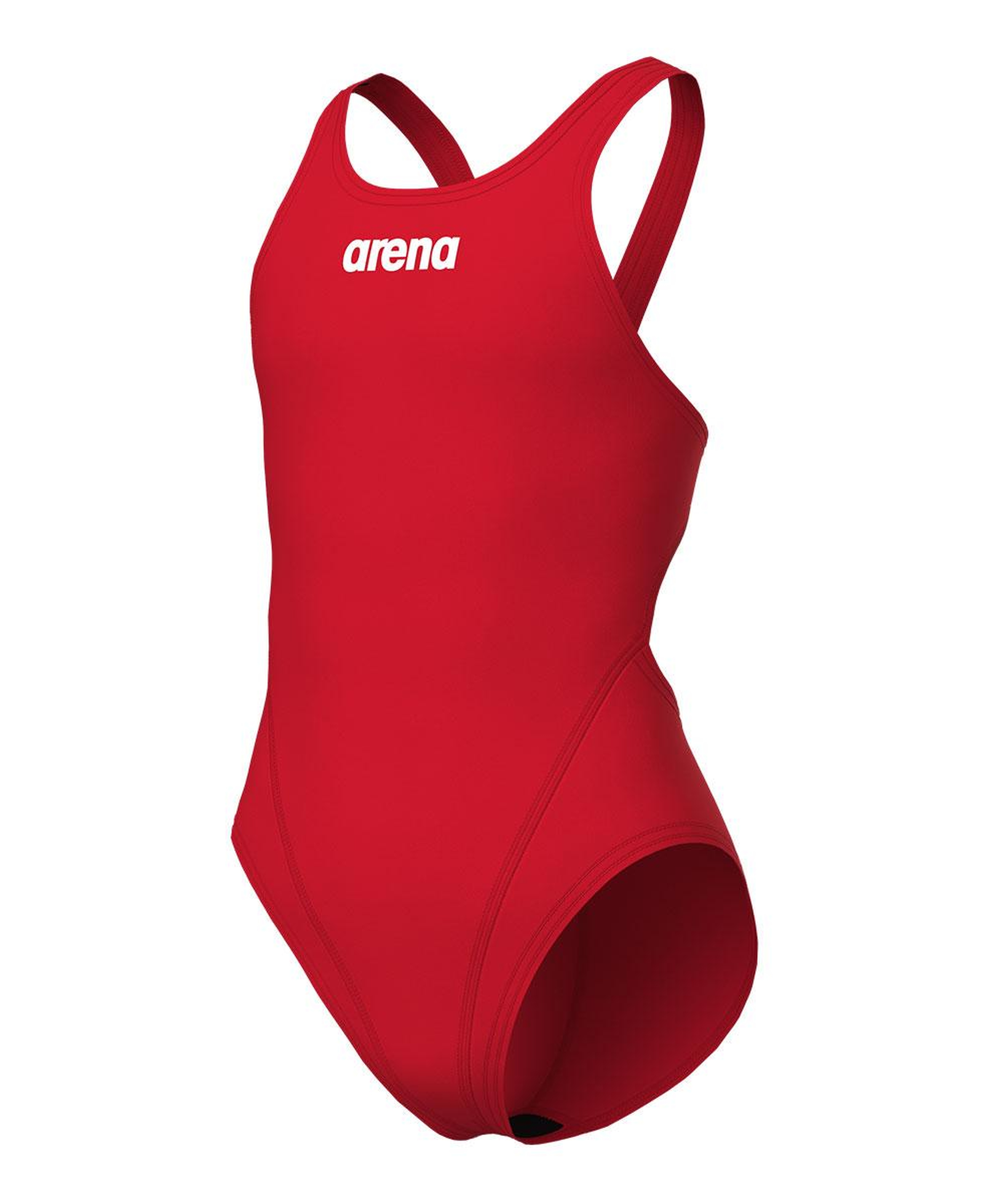 Team Swimsuit Swim Tech Solid Çocuk Kırmızı Yüzücü Mayosu 004764450