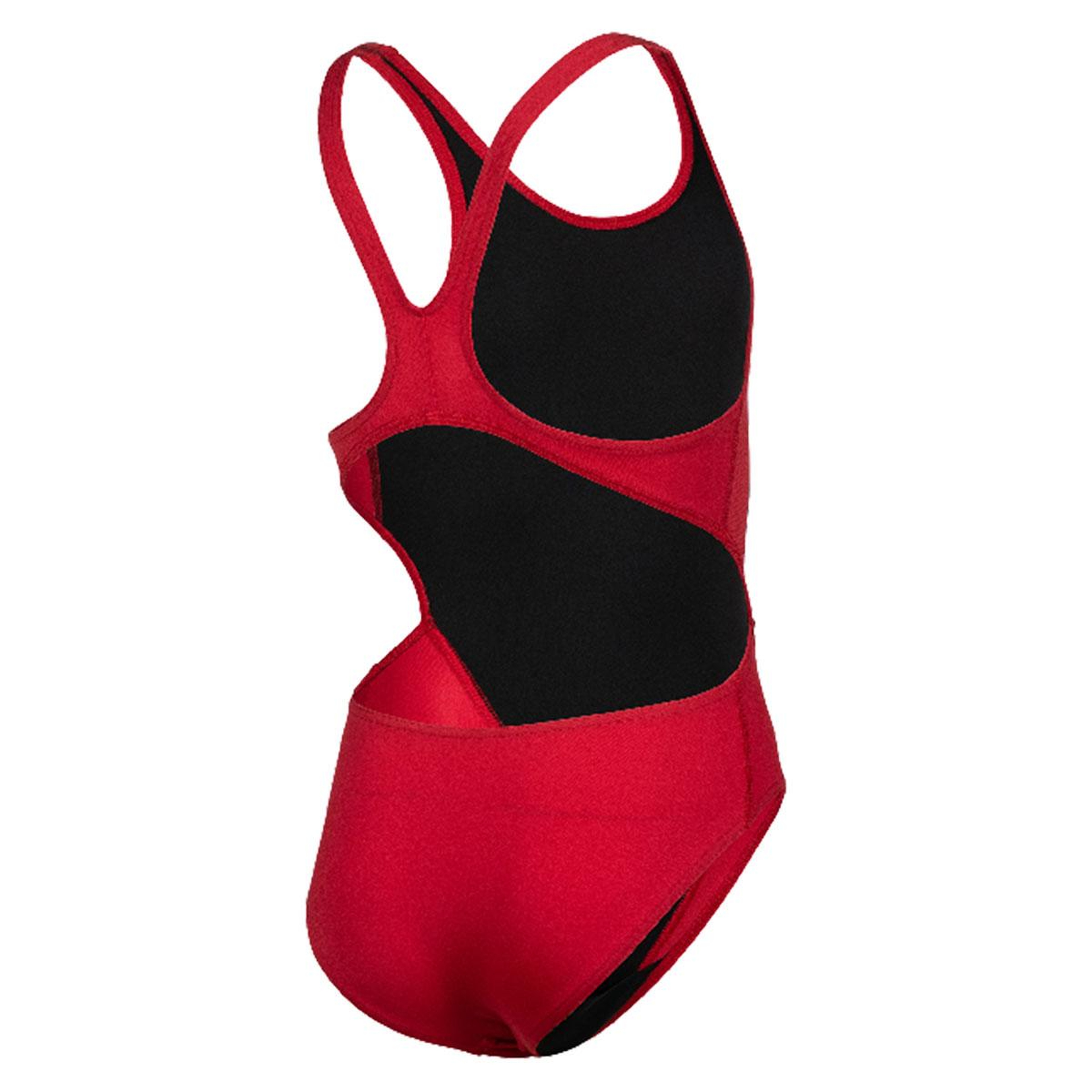 Team Swimsuit Swim Tech Solid Çocuk Kırmızı Yüzücü Mayosu 004764450