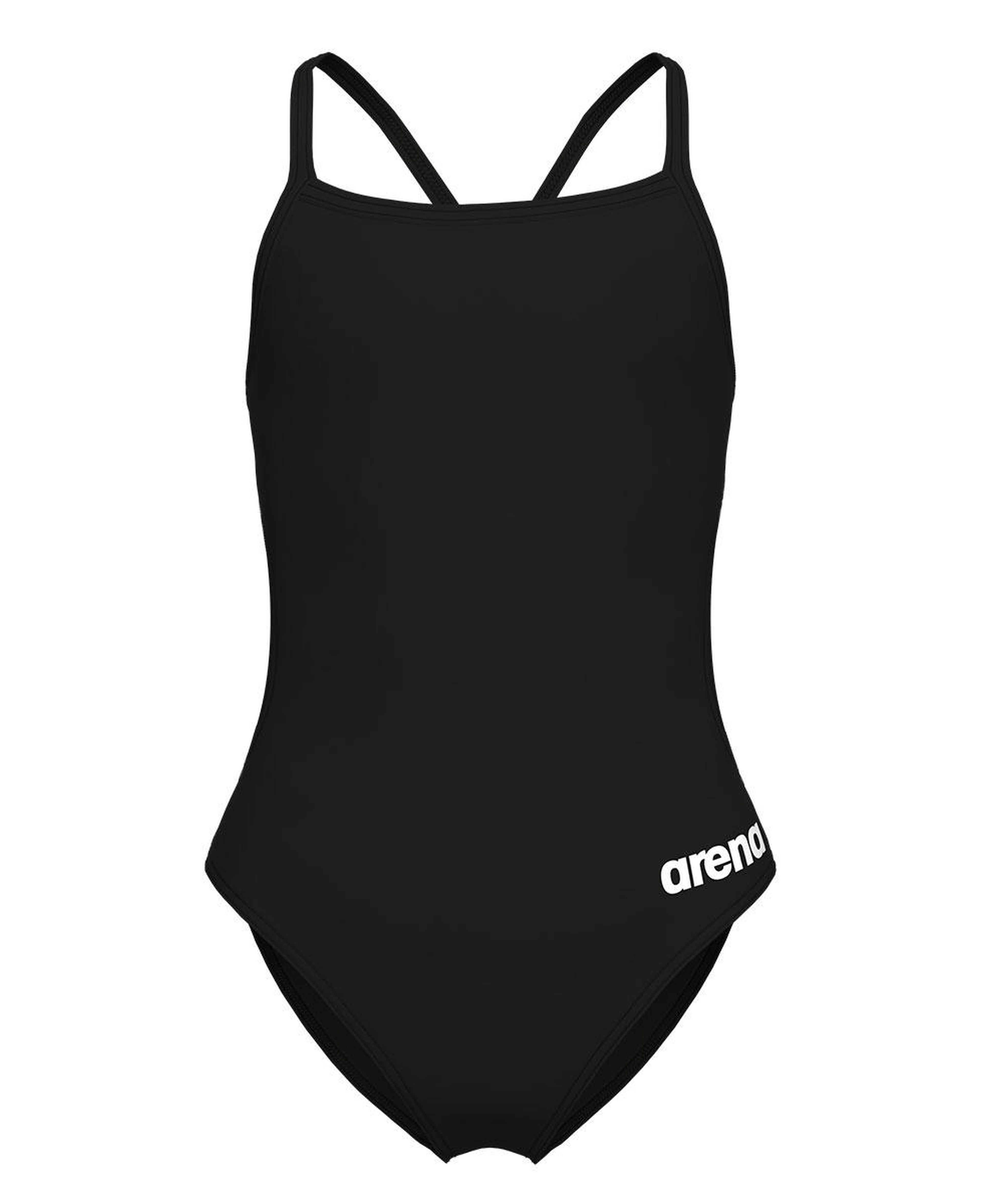 Team Swimsuit Challenge Solid Çocuk Siyah Yüzücü Mayosu 004765550