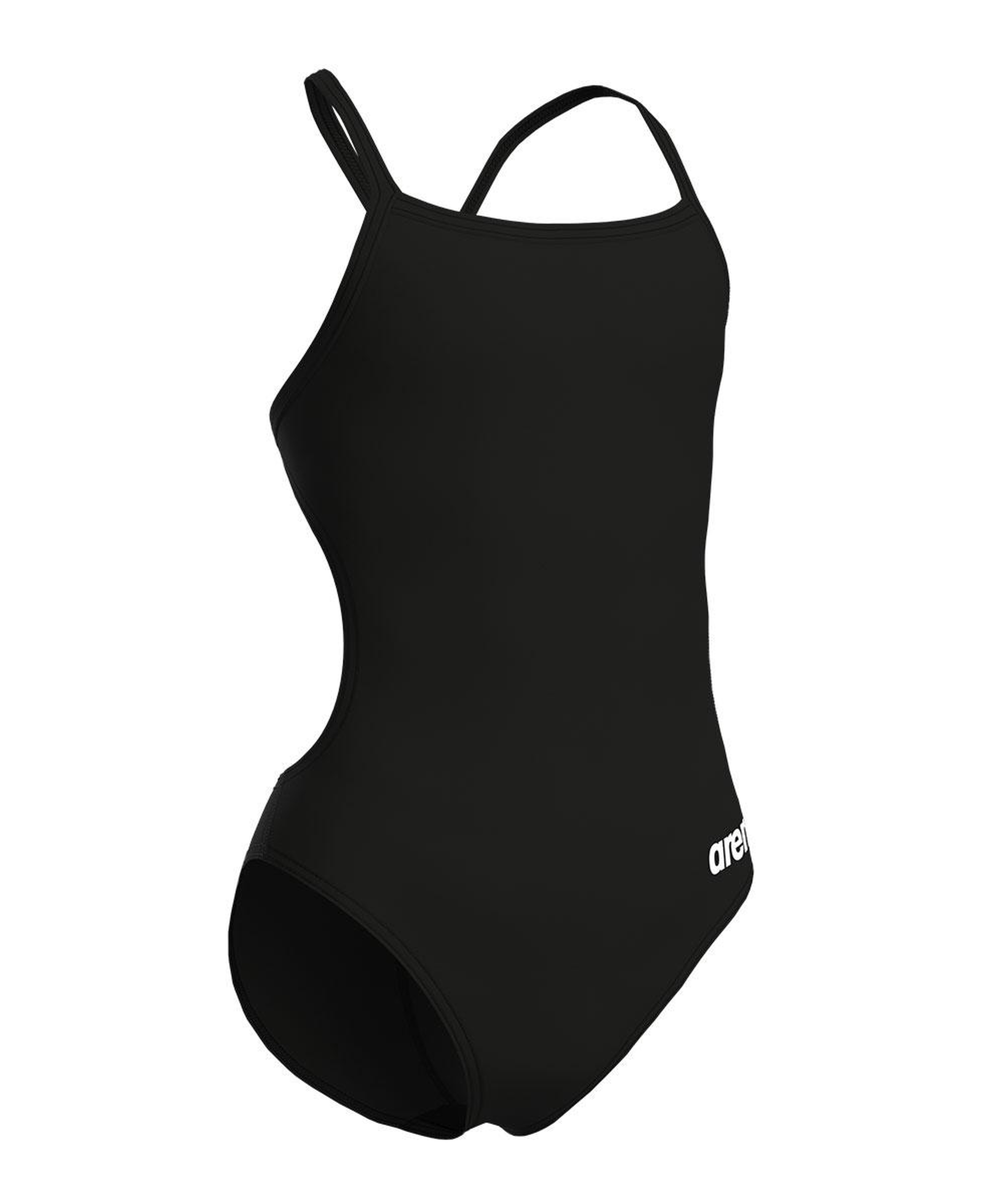 Team Swimsuit Challenge Solid Çocuk Siyah Yüzücü Mayosu 004765550