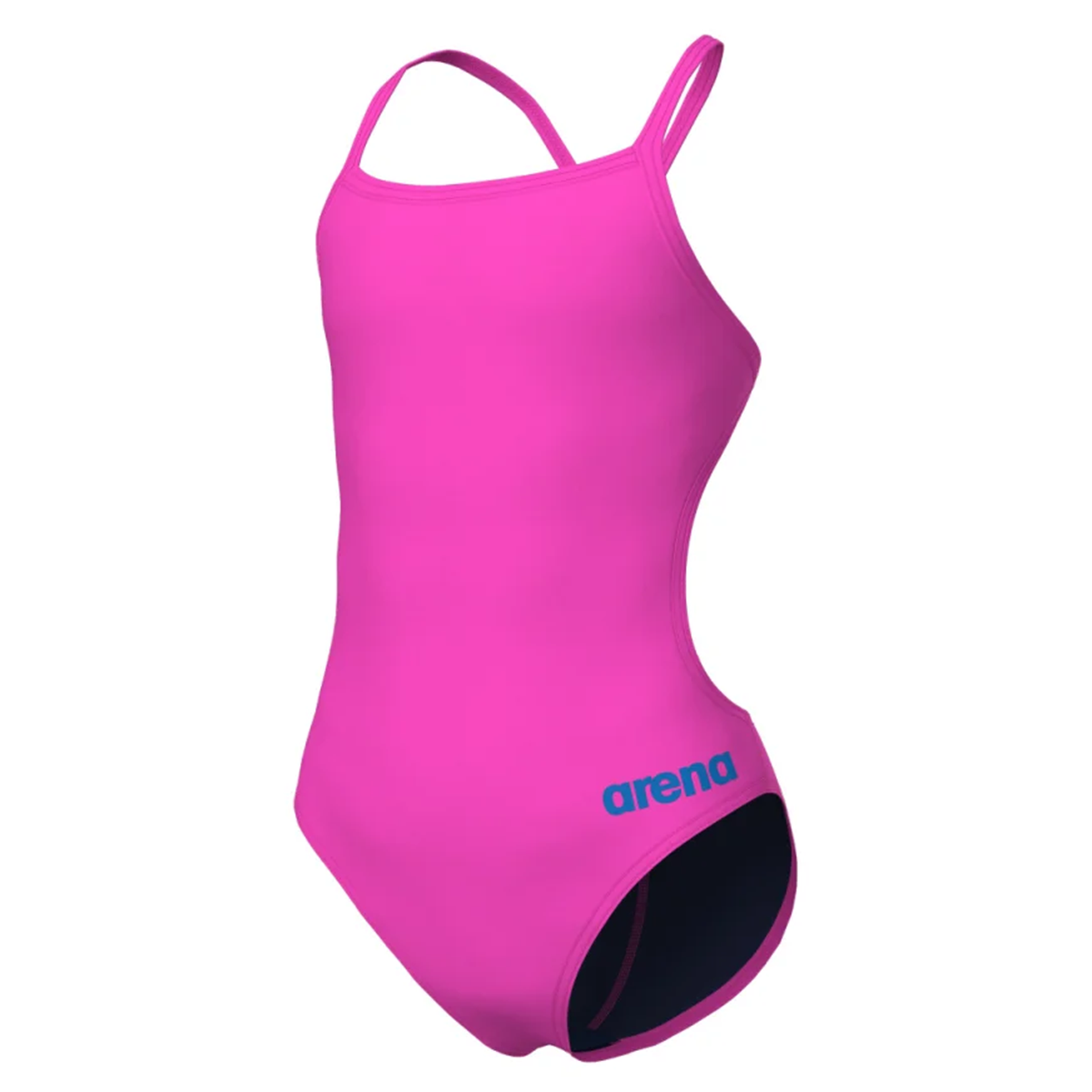 Team Swimsuit Challenge Solid Çocuk Pembe Yüzücü Mayosu 004765908