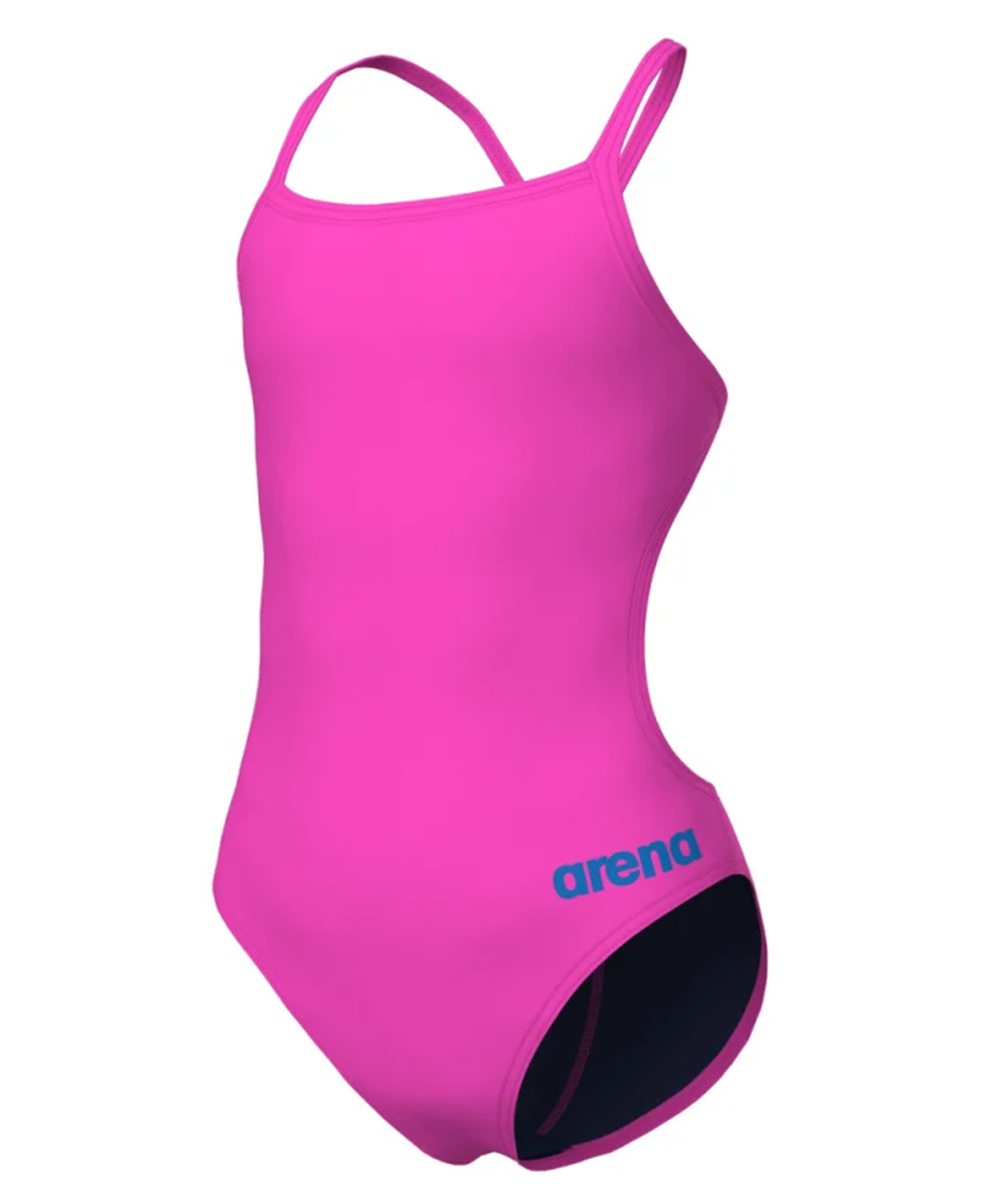 Team Swimsuit Challenge Solid Çocuk Pembe Yüzücü Mayosu 004765908