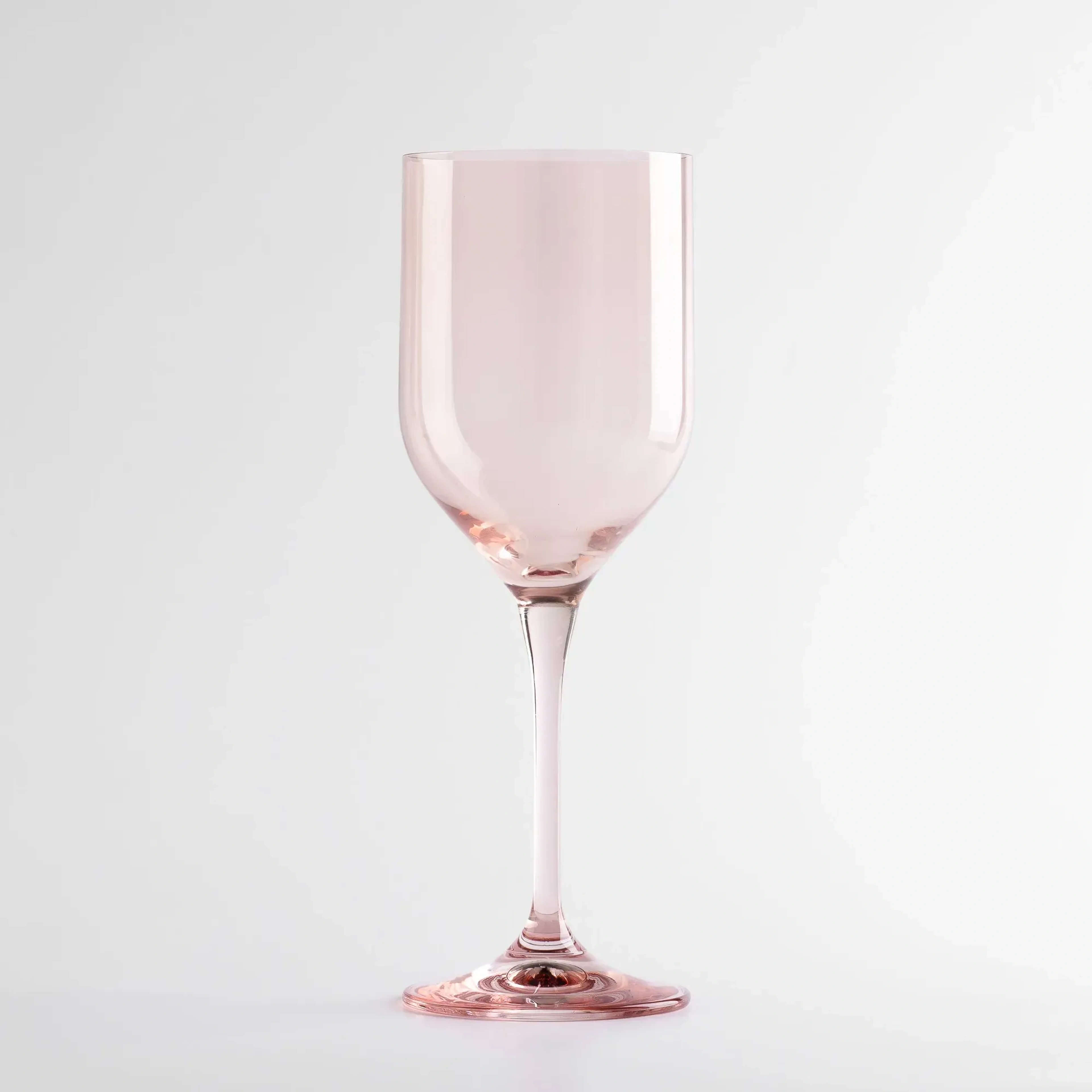 Sunset Kristal Beyaz Şarap Kadehi Pudra 330 cc