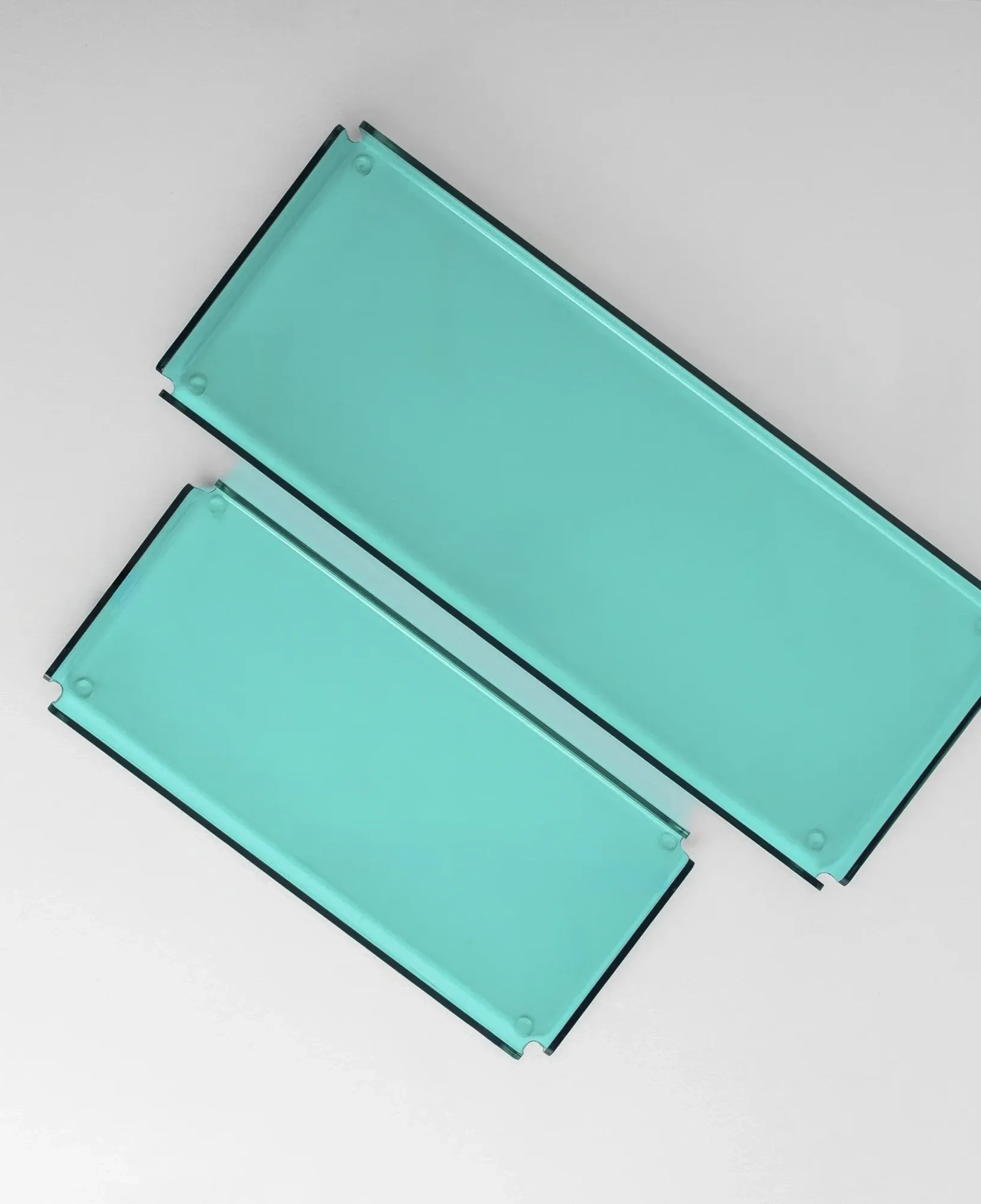 Qua Home Esbo Pleksi Tepsi Yeşil 40x17 cm