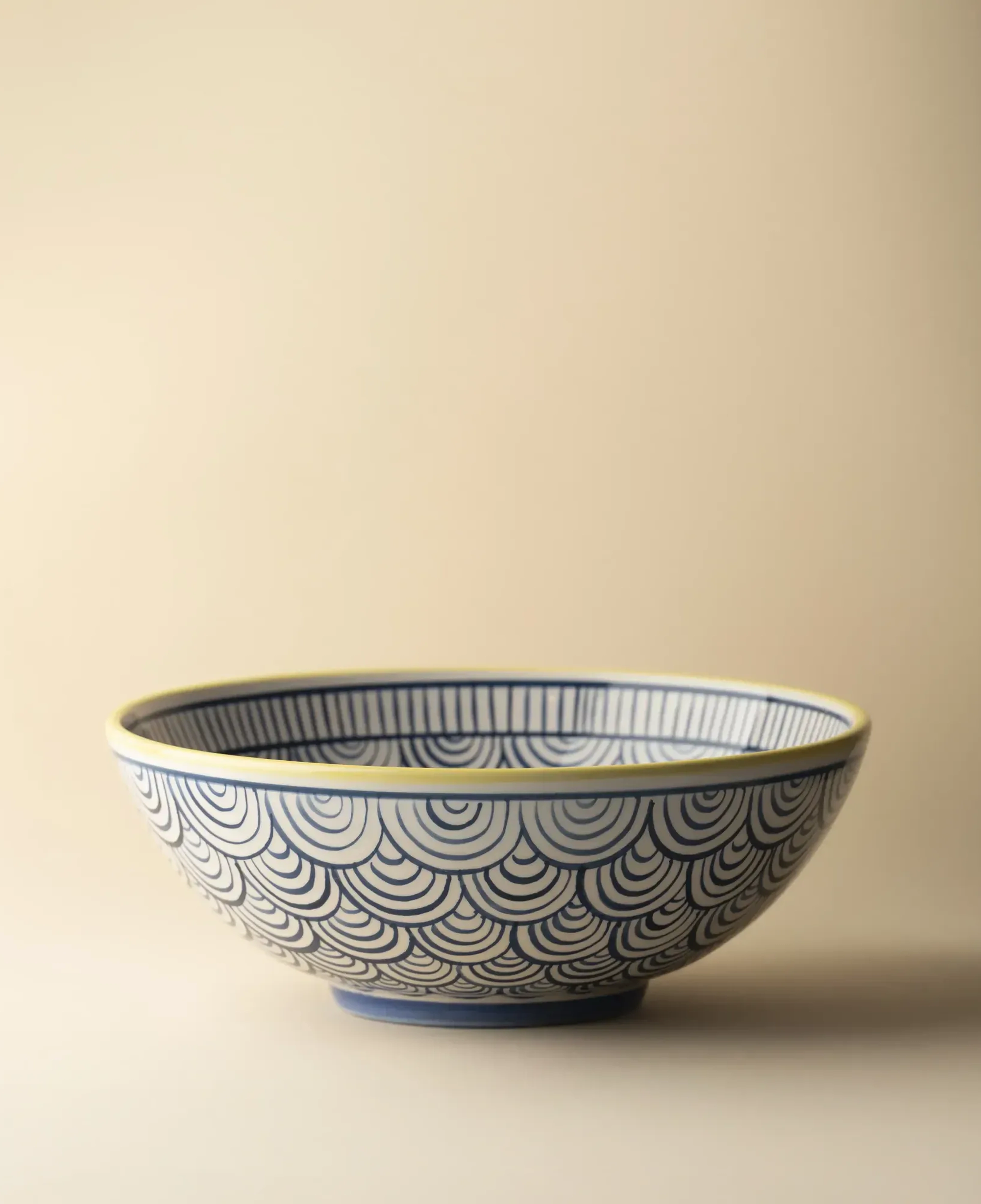 Qua Home Itzel Desenli Mavi Kase 20 Cm