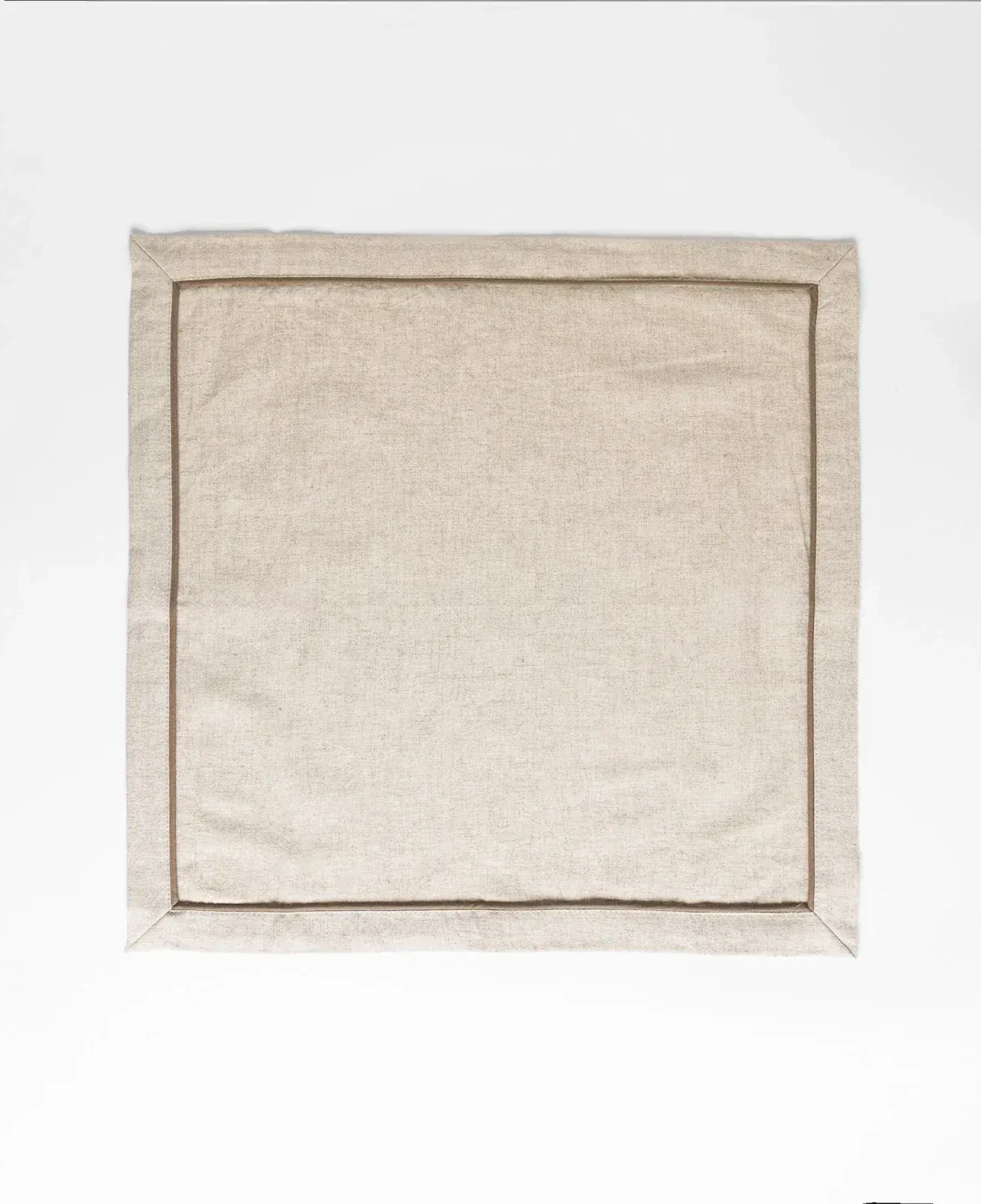 Lucca 2' li Pamuk Keten Biyeli Peçete Ekru 40x45 cm