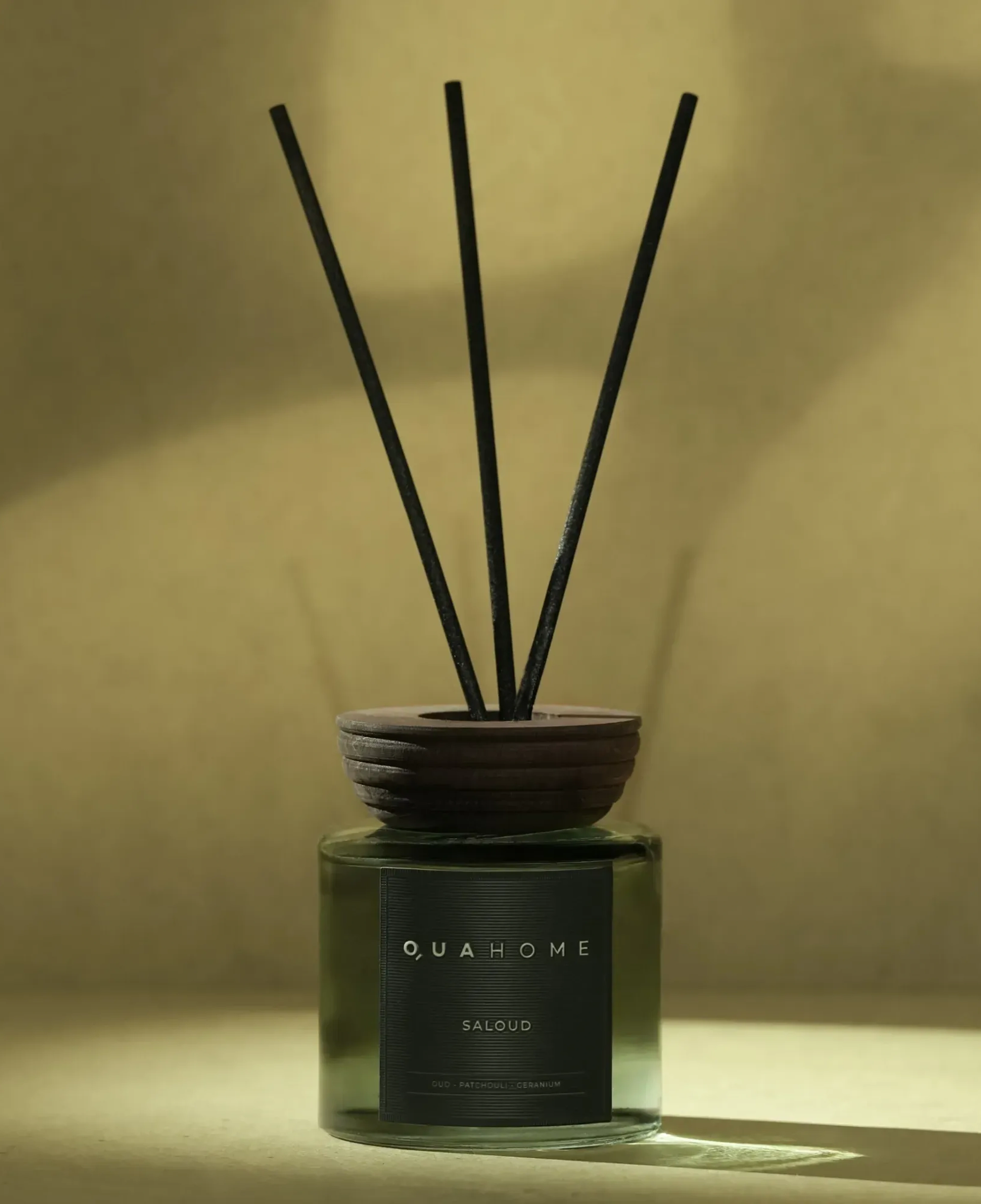 Qua Home Saloud Çubuklu Oda Kokusu Silindir Şişe Yeşil 250 Ml