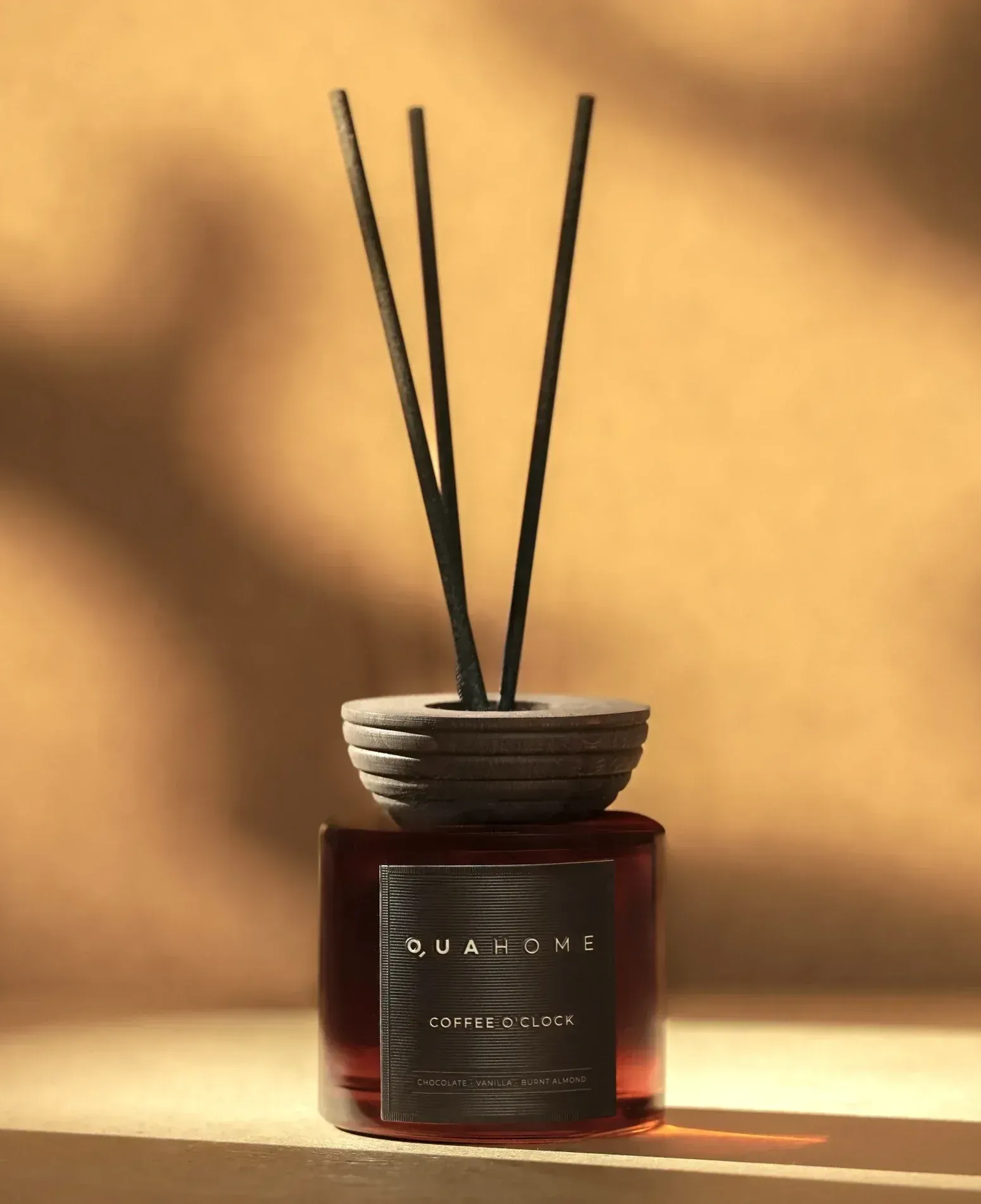 Qua Home Coffee O' Clock Çubuklu Oda Kokusu Silindir Şişe Kahverengi 250 Ml