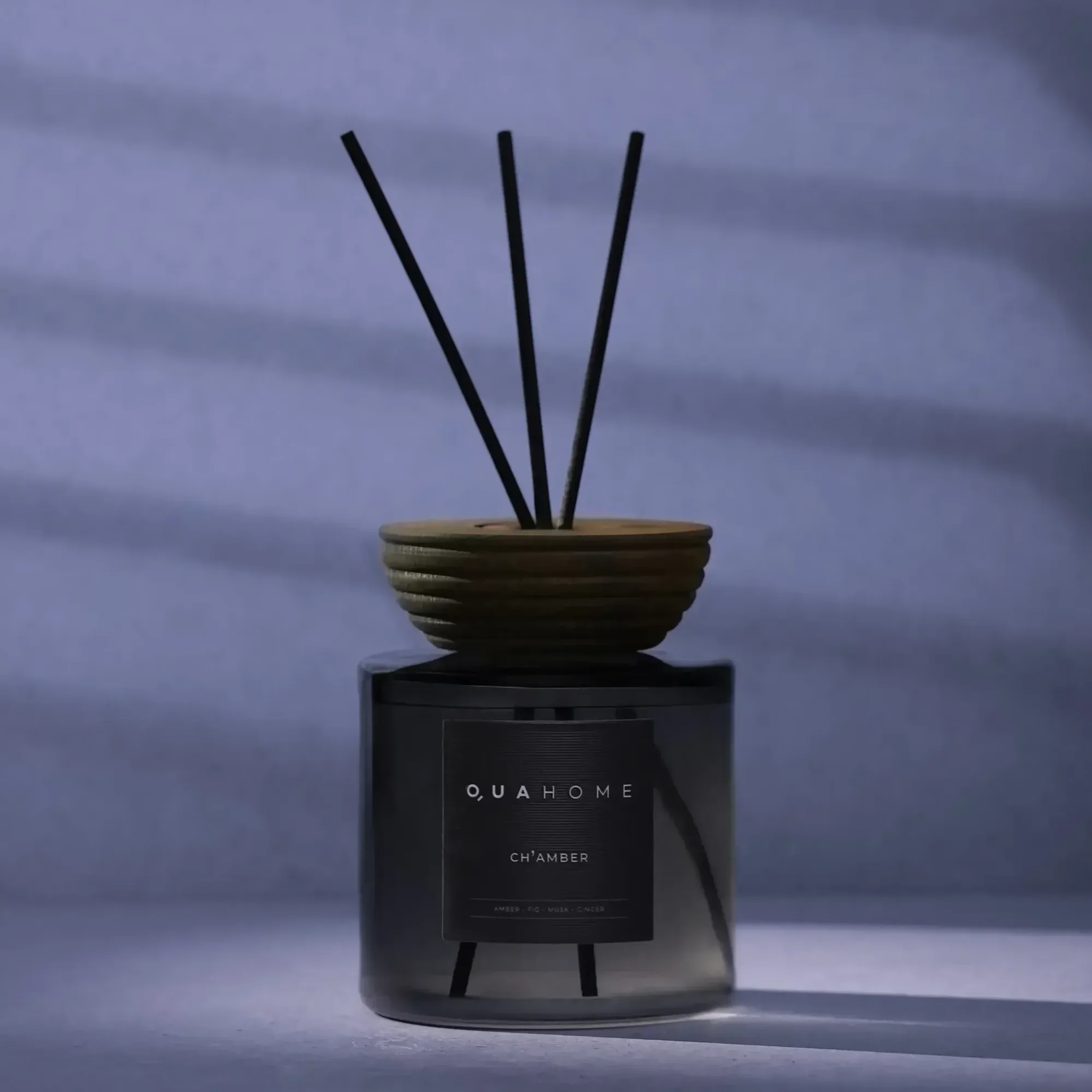 Qua Home Ch'amber Çubuklu Oda Kokusu Silindir Şişe Antrasit 500 Ml
