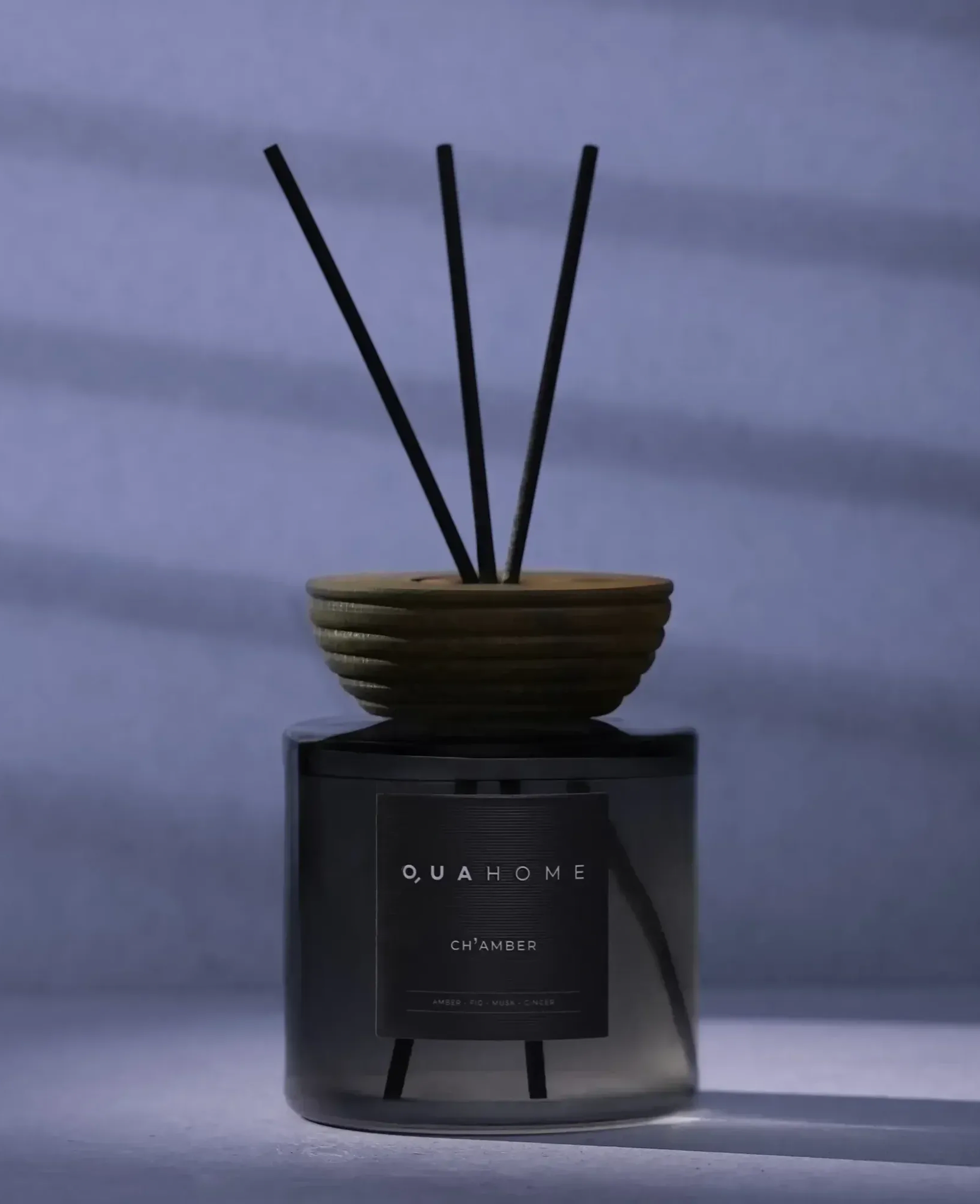Qua Home Ch'amber Çubuklu Oda Kokusu Silindir Şişe Antrasit 500 Ml