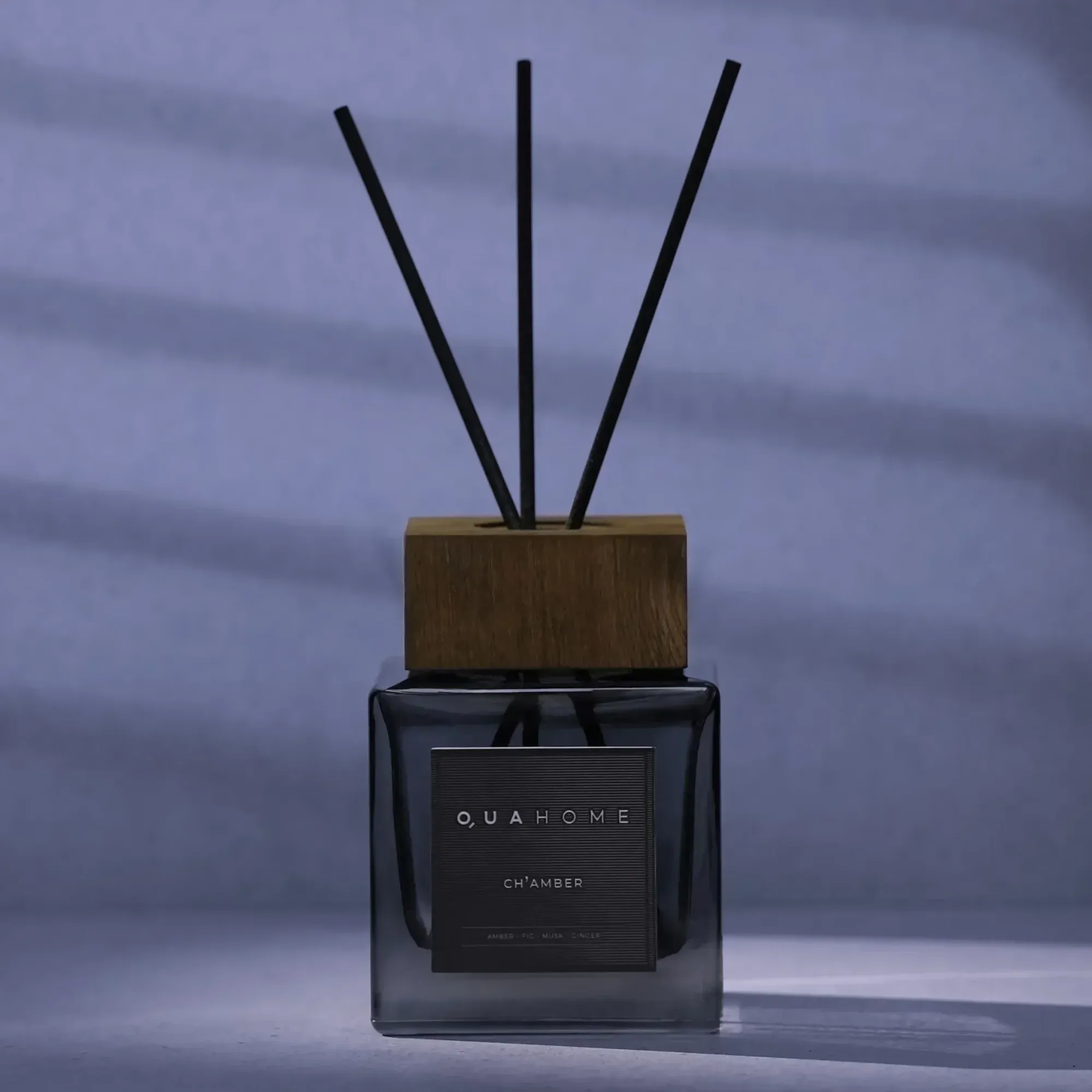 Qua Home Ch'amber Çubuklu Oda Kokusu Küp Şişe Antrasit 500 Ml