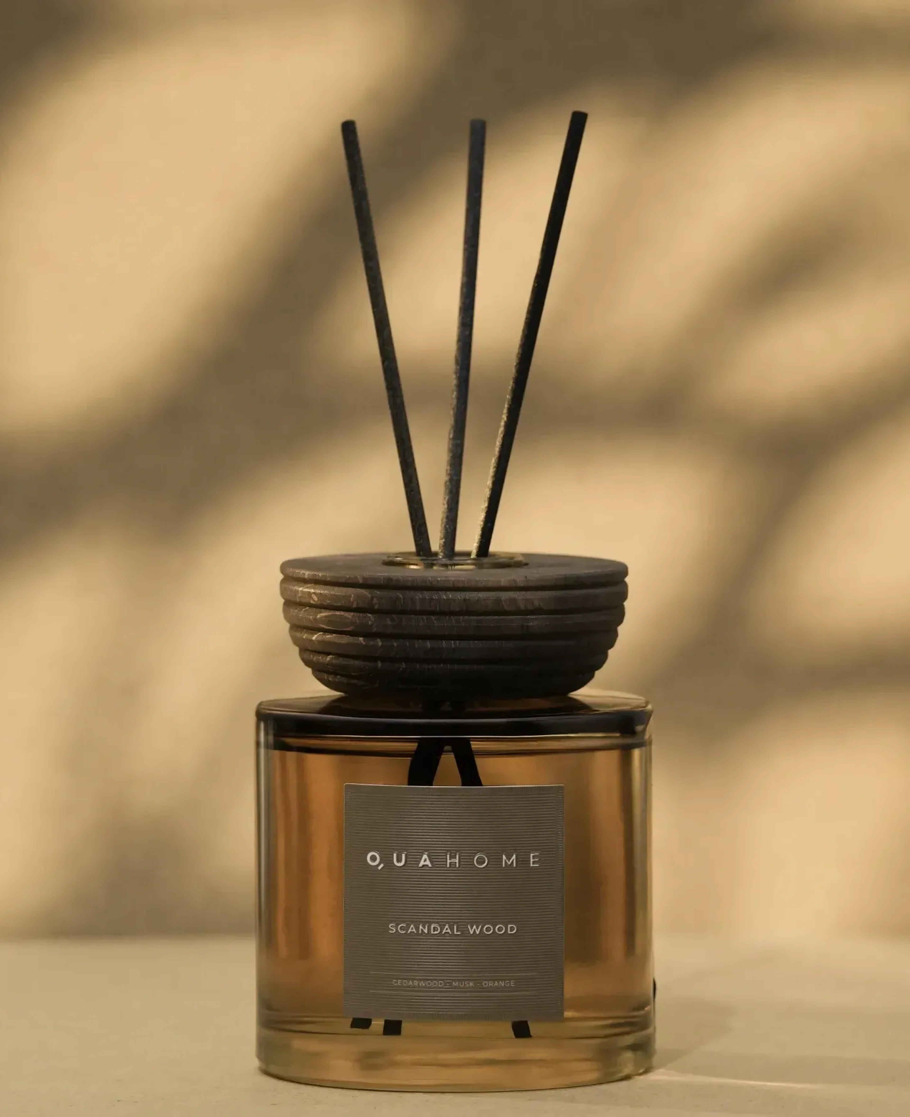 Qua Home Scandal Wood Çubuklu Oda Kokusu Silindir Şişe Hardal 500 Ml