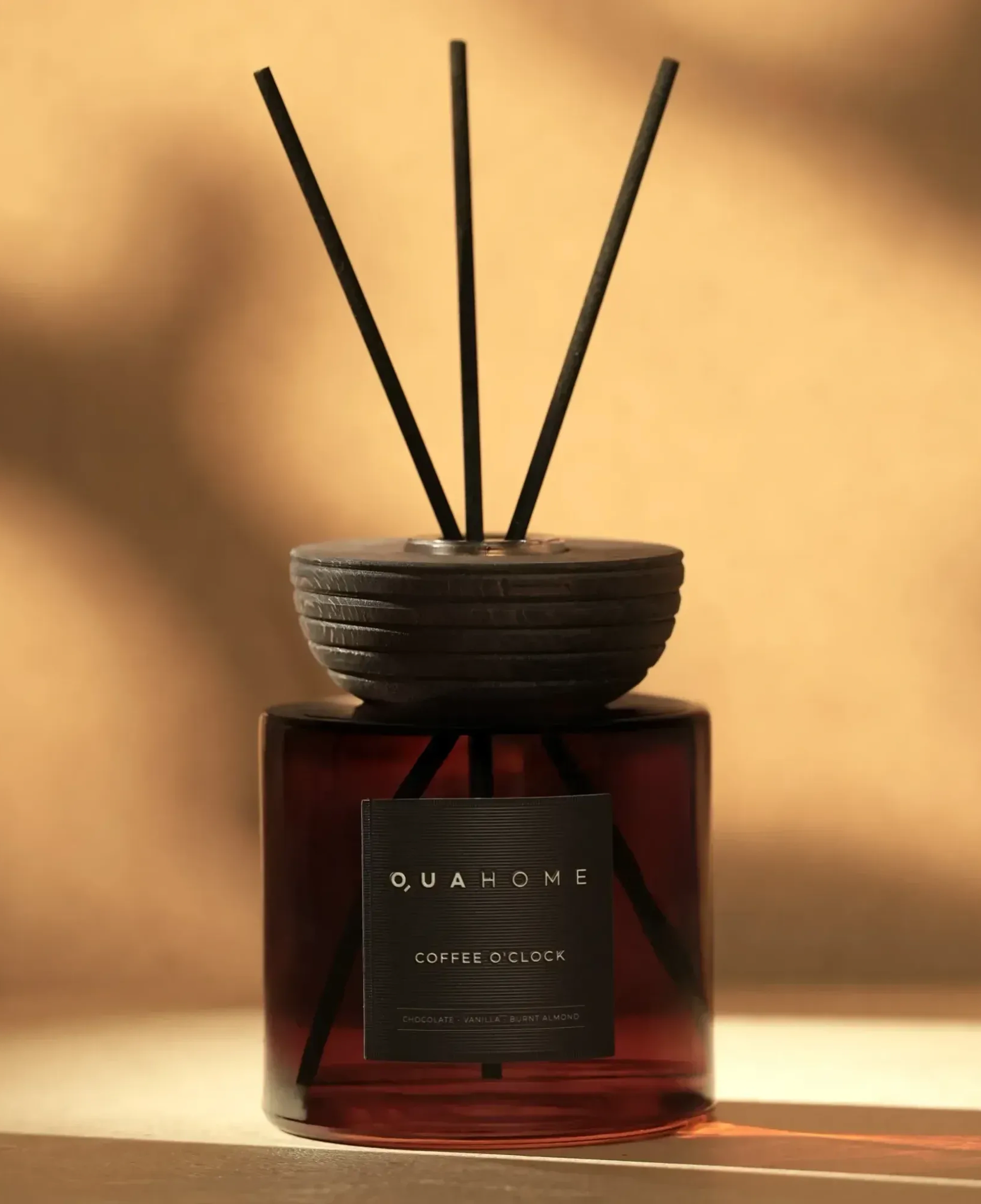 Qua Home Coffee O' Clock Çubuklu Oda Kokusu Silindir Şişe Kahverengi 500 Ml