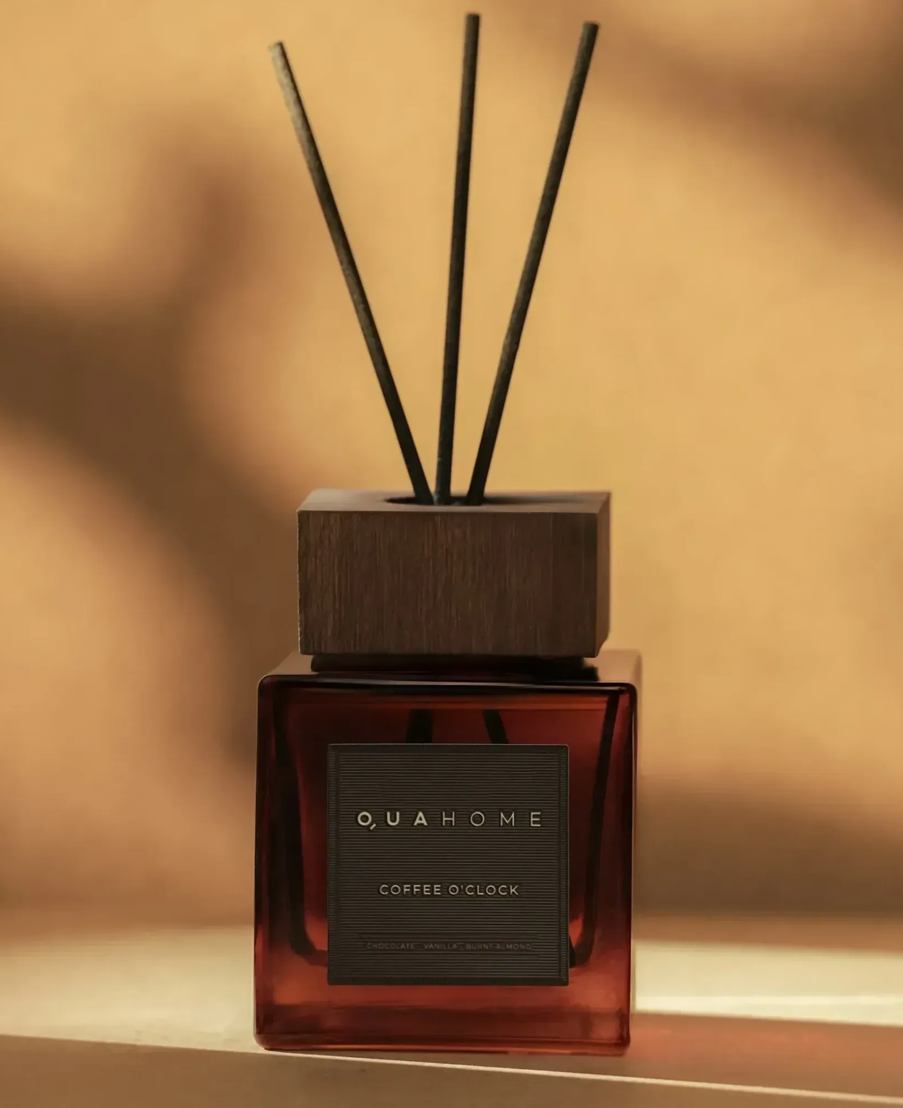 Qua Home Coffee O' Clock Çubuklu Oda Kokusu Küp Şişe Kahverengi 500 Ml