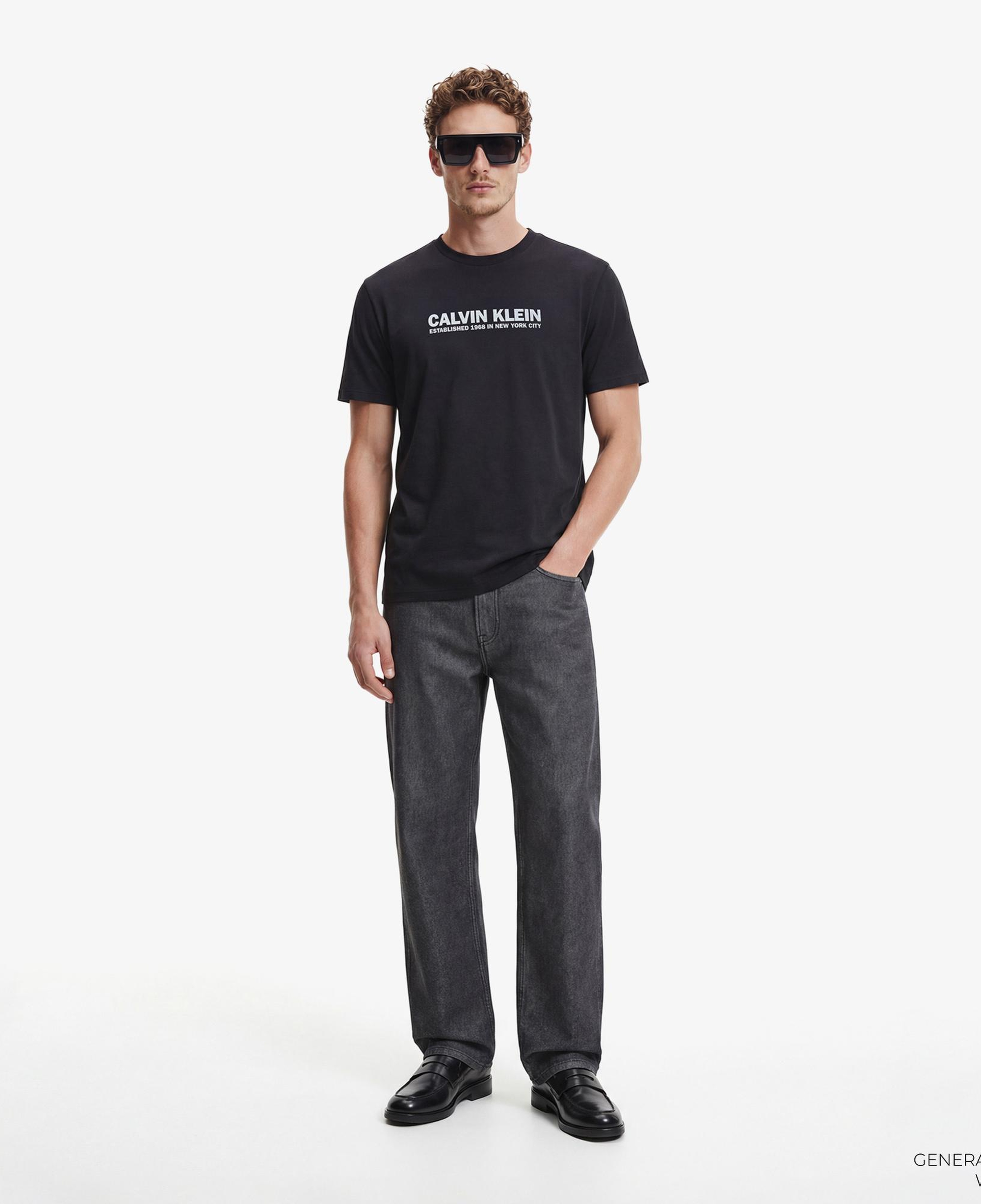 Calvin Klein 30S Grap Erkek Siyah T-Shirt