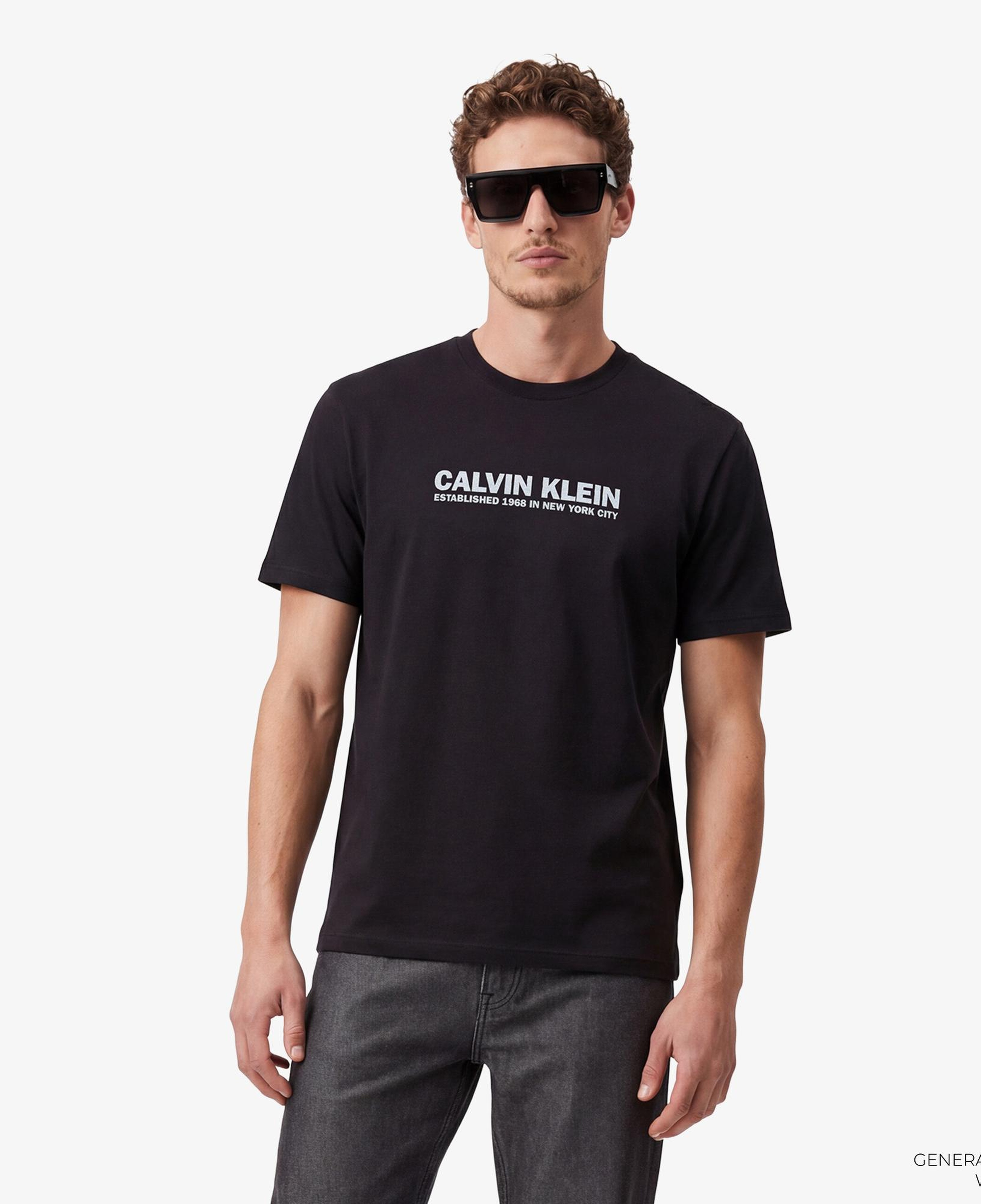 Calvin Klein 30S Grap Erkek Siyah T-Shirt