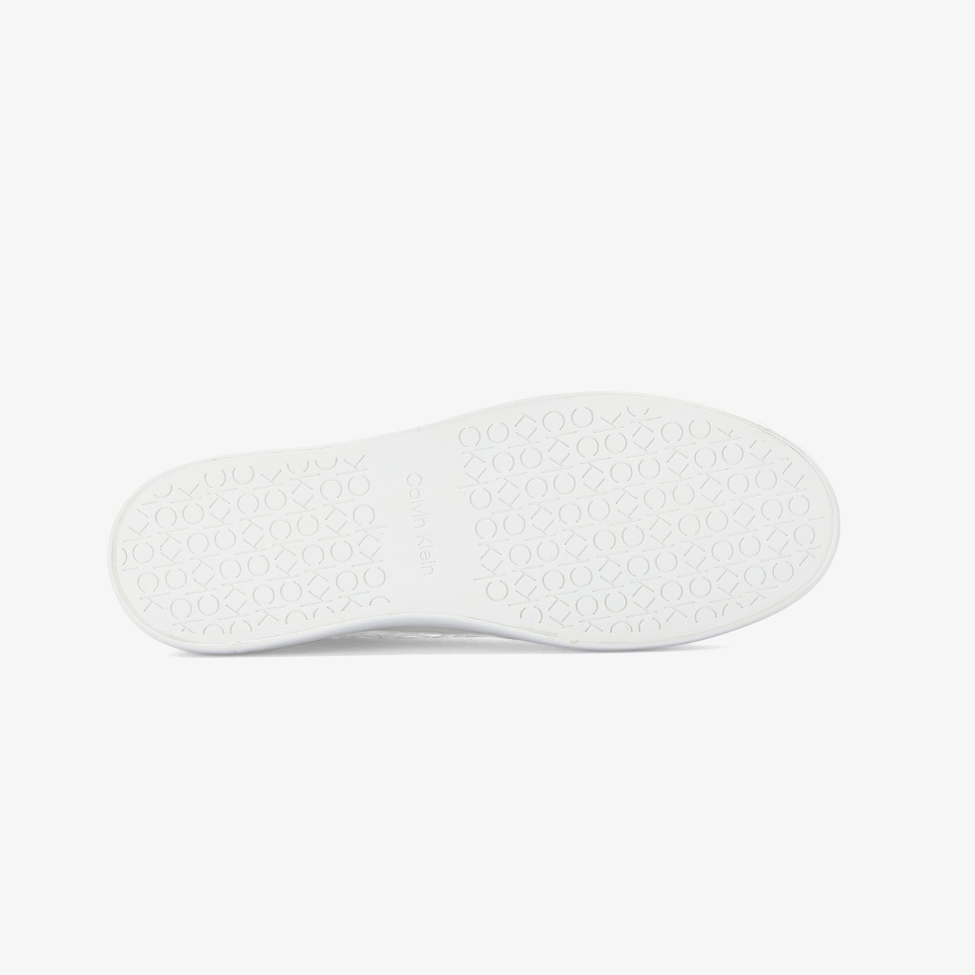 Calvin Klein Vulc Lace Up Mono Kadın Beyaz Sneaker