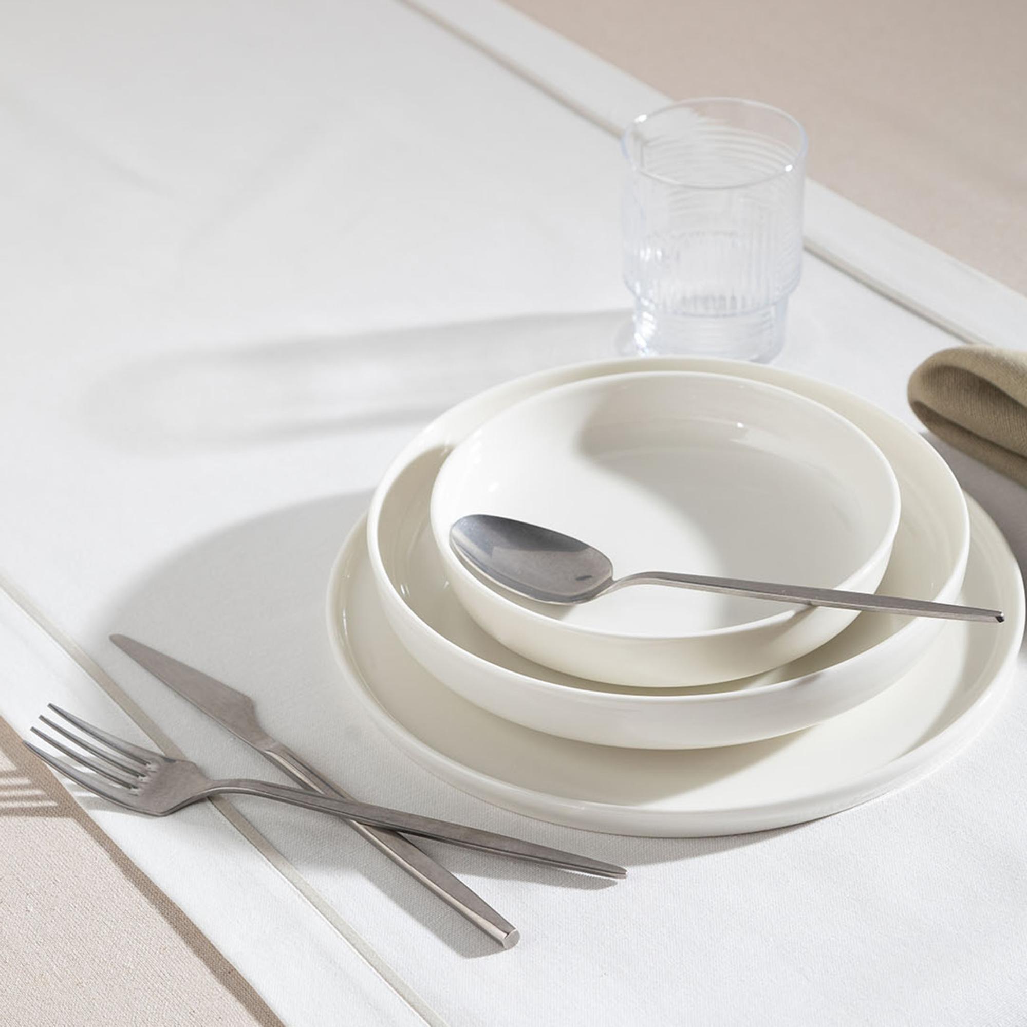 EPHESUS WHITE ÇUKUR TABAK SETİ 22CM - 6LI