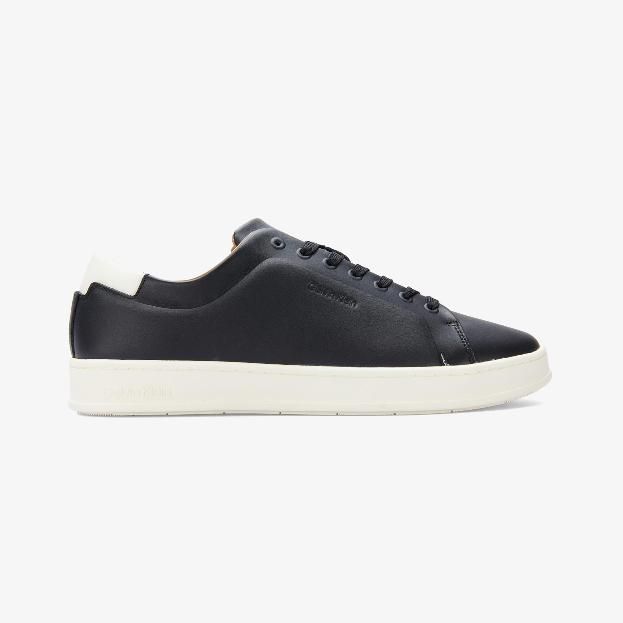 Calvin Klein Pure Low Lace Up Cupsole Erkek Siyah Sneaker