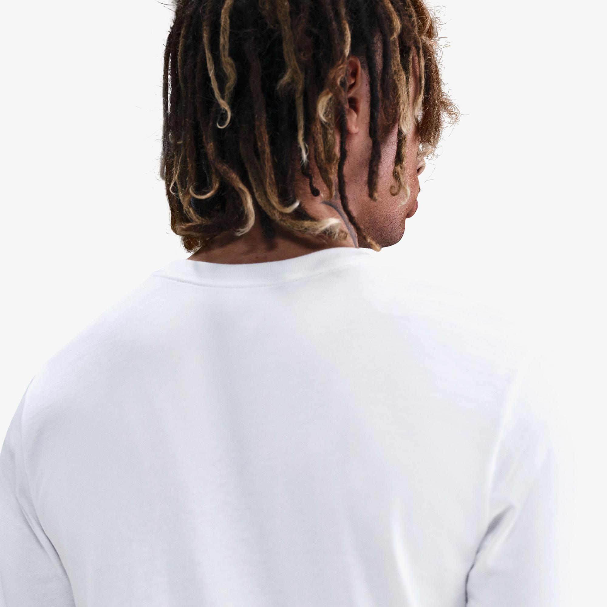 Nike Sportswear Club Erkek Beyaz T-Shirt